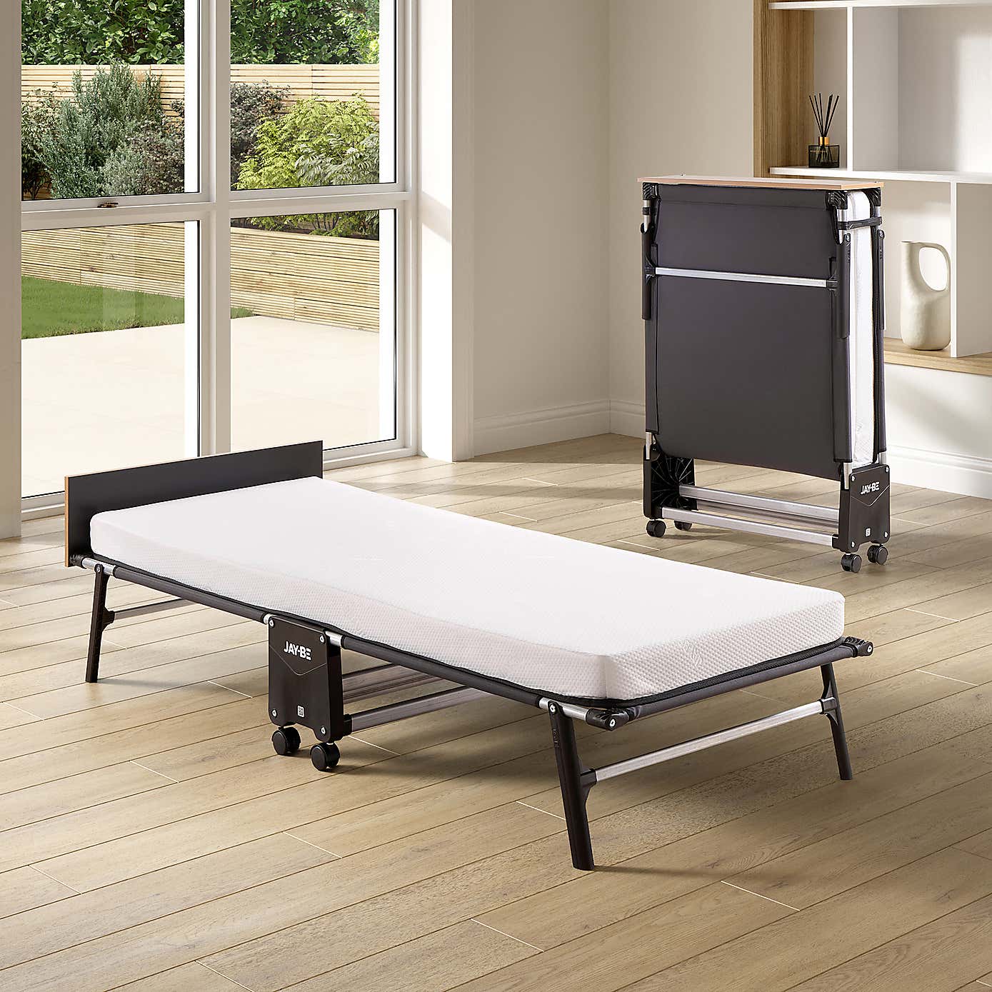Jay-Be Rollaway Folding Bed with Memory Foam Mattress