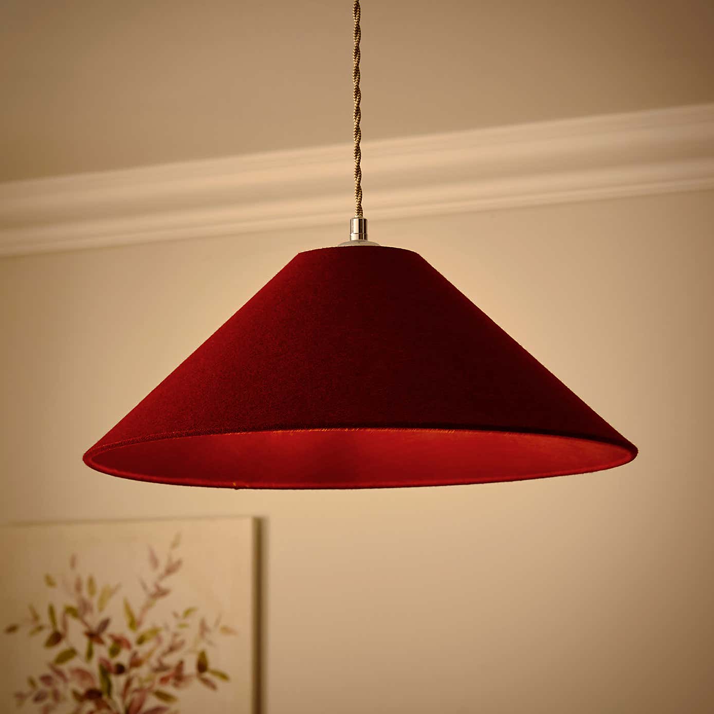 Churchgate Ashby Conical Extreme Empire Easy Fit Lamp Shade