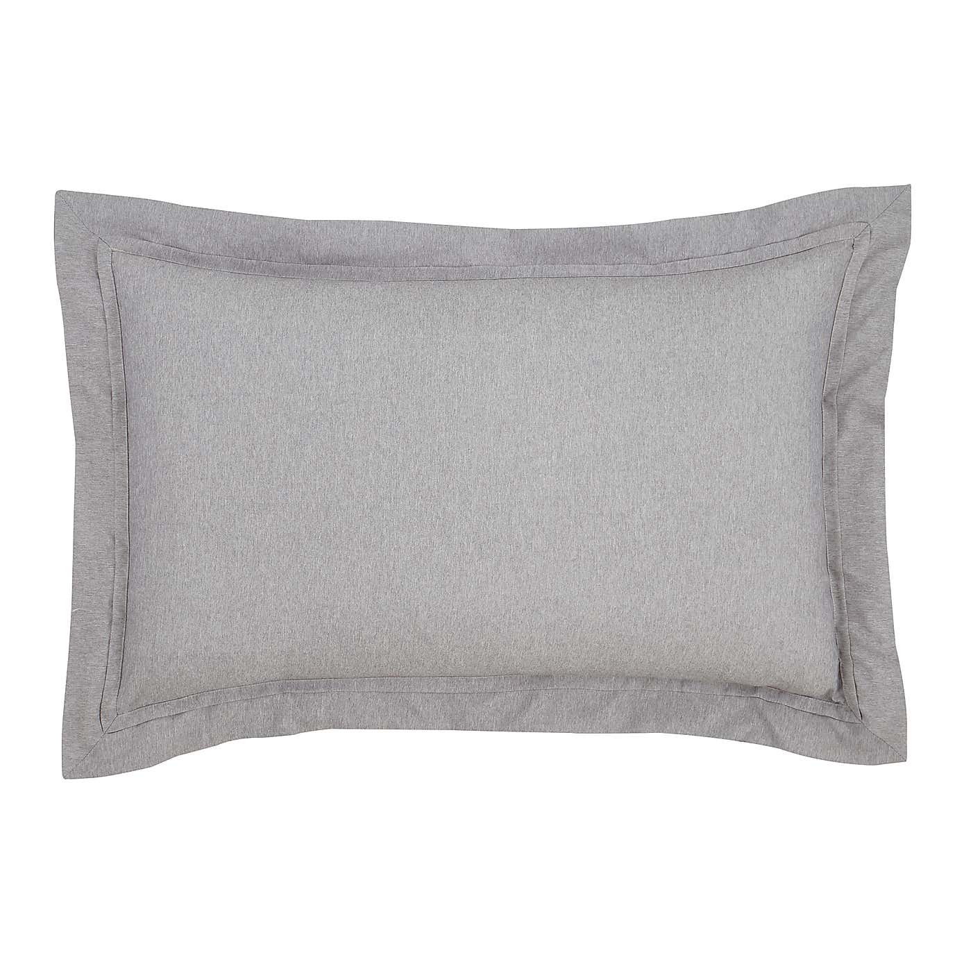 Denver Marl Grey Pintuck Oxford Pillowcase