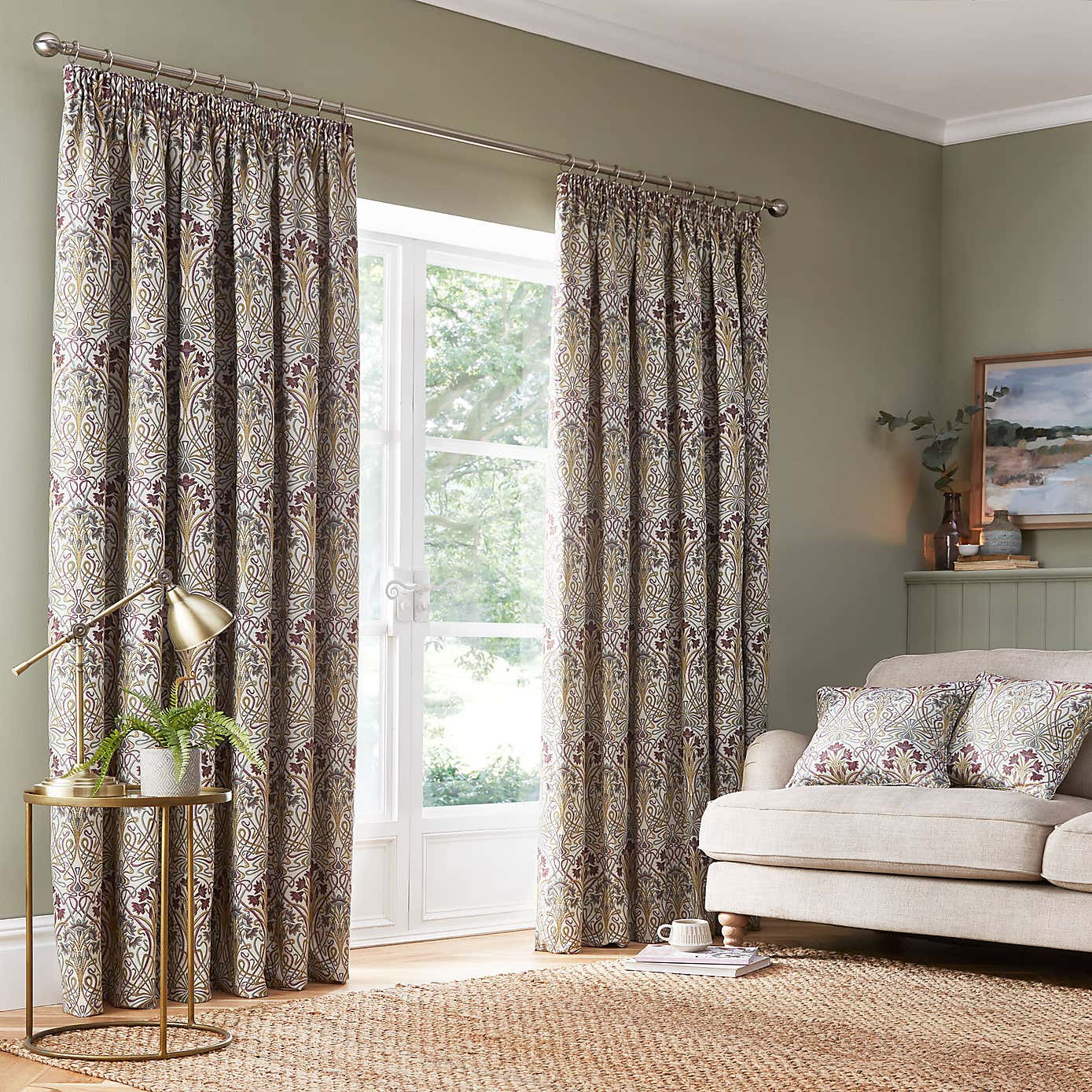 Lucetta Pencil Pleat Curtains