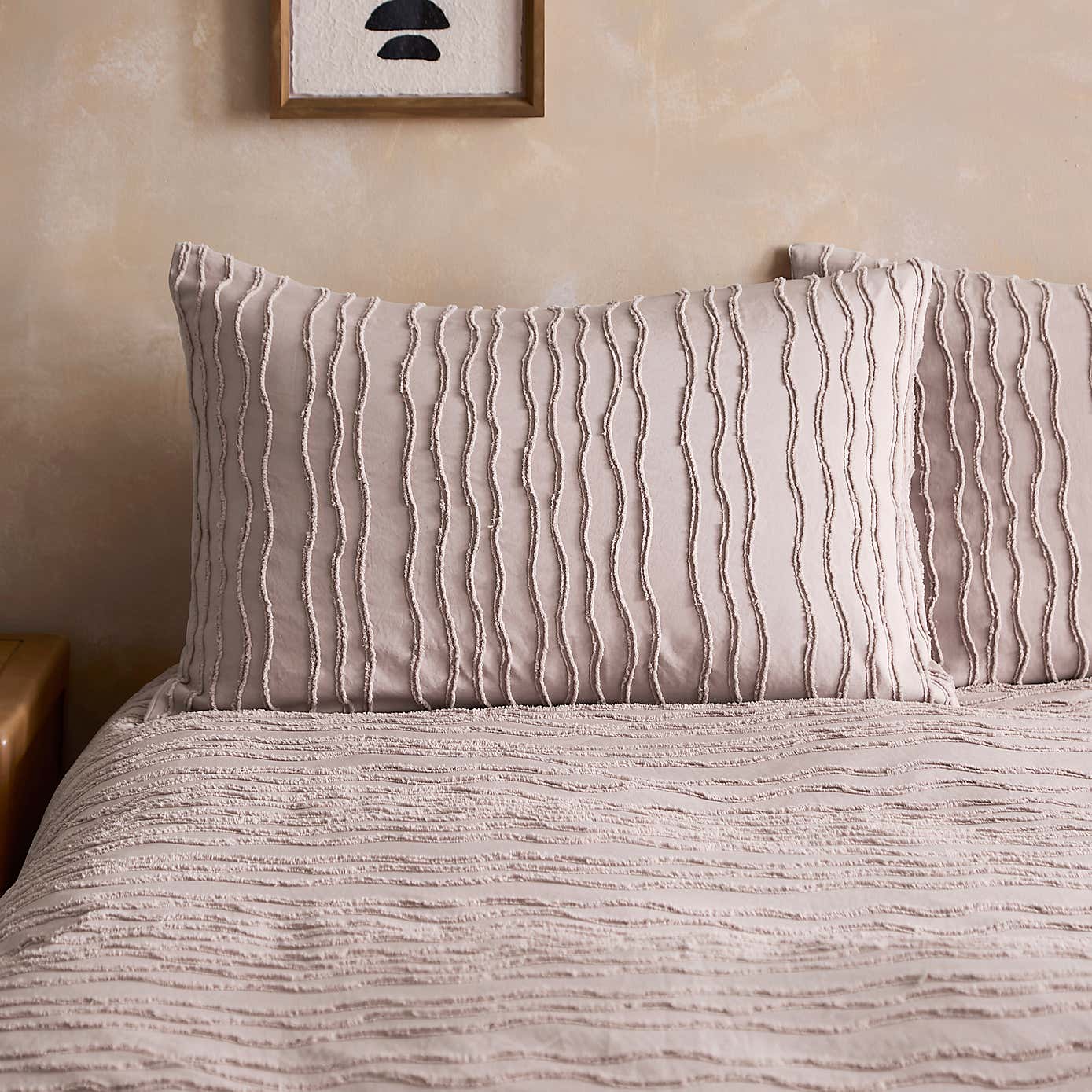 Alton Tufted Stripe Quilt Cover Set