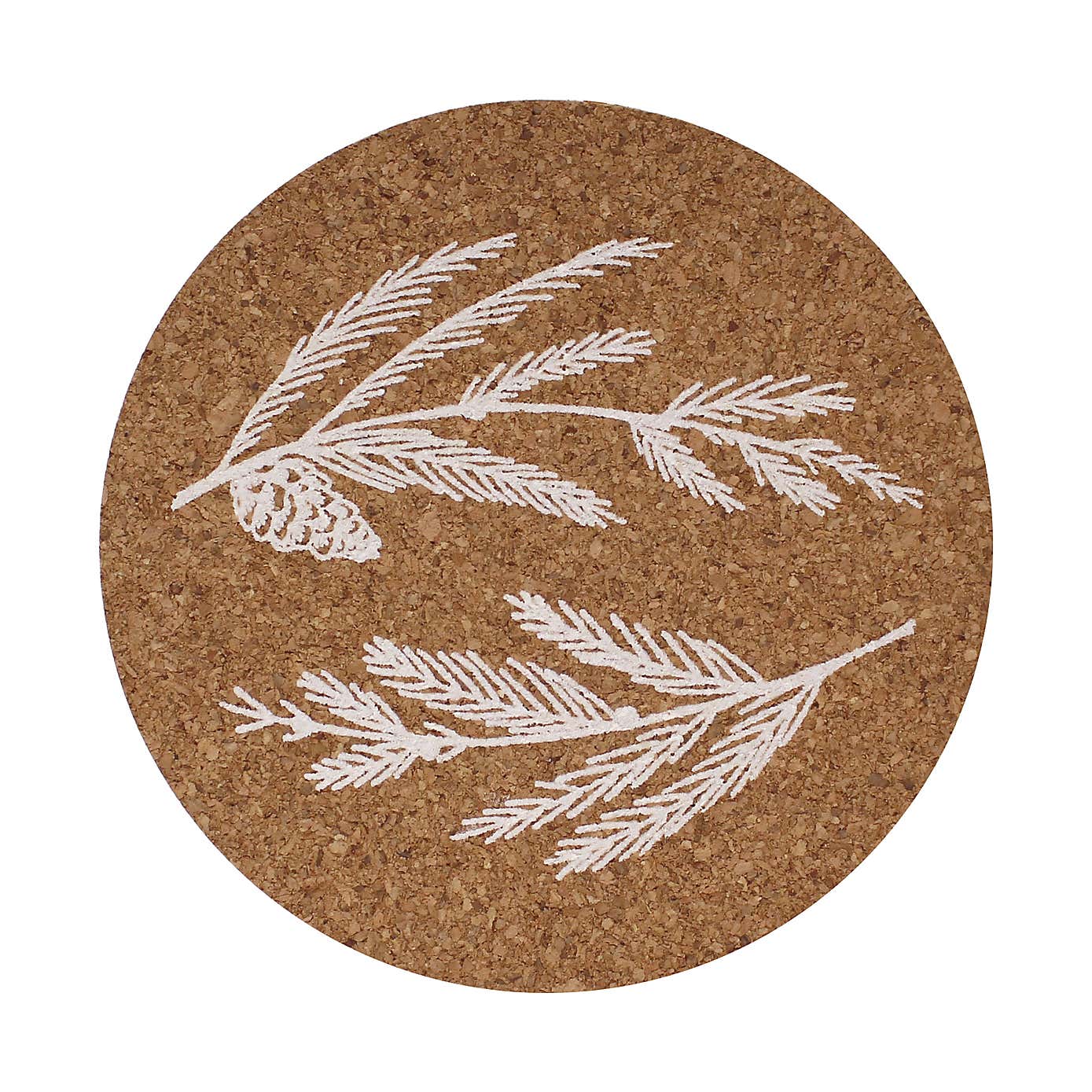 Pack of 4 printed Cork Coasters