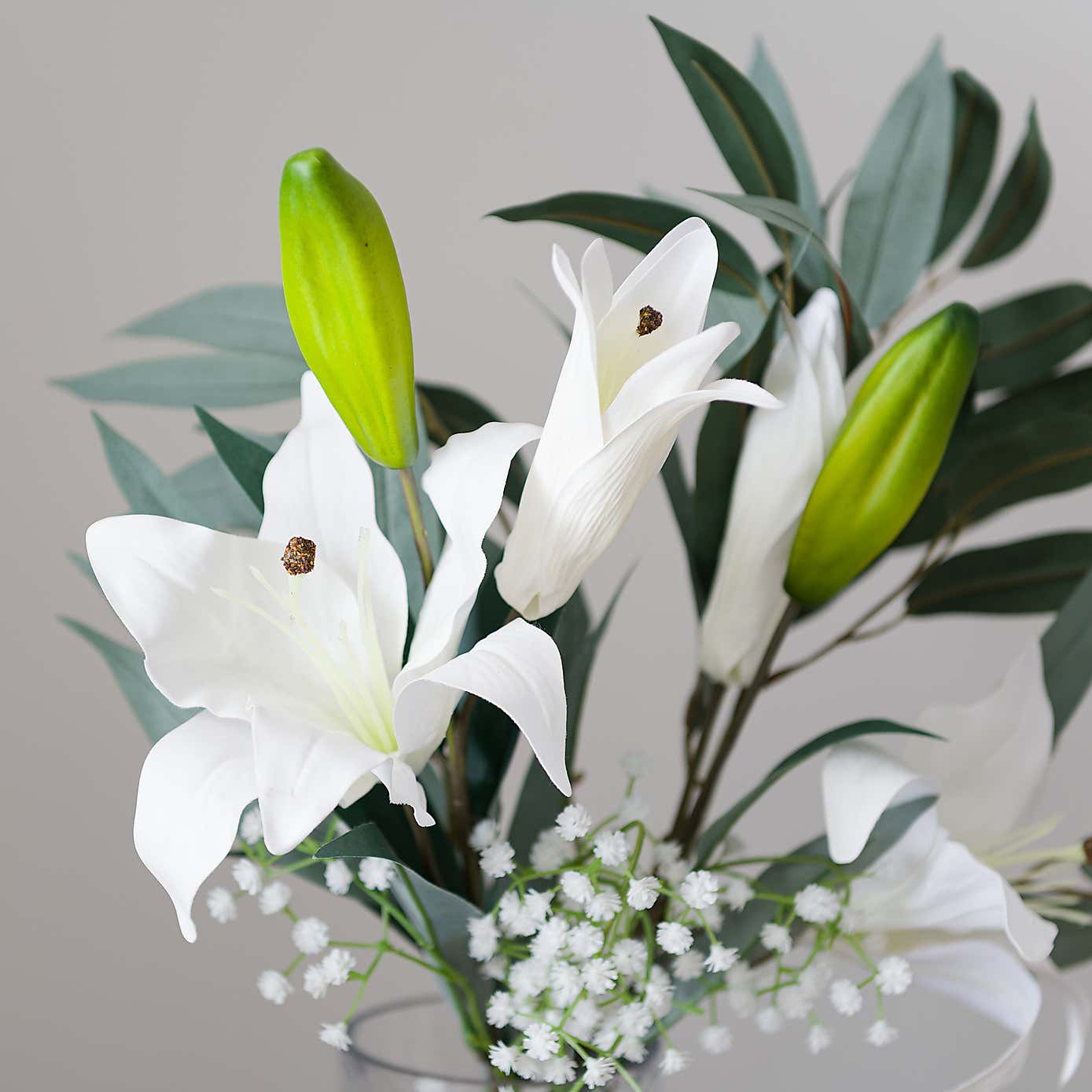 Artificial Lily Letterbox Bouquet