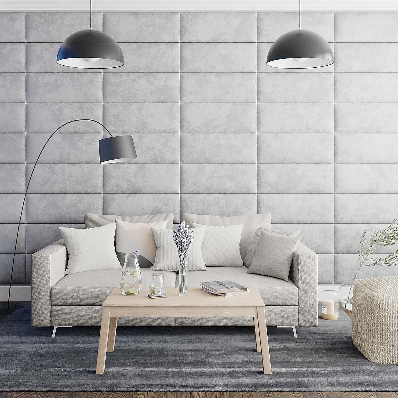 Aspire EasyMount Mirazzi Velvet Upholstered Wall Panels