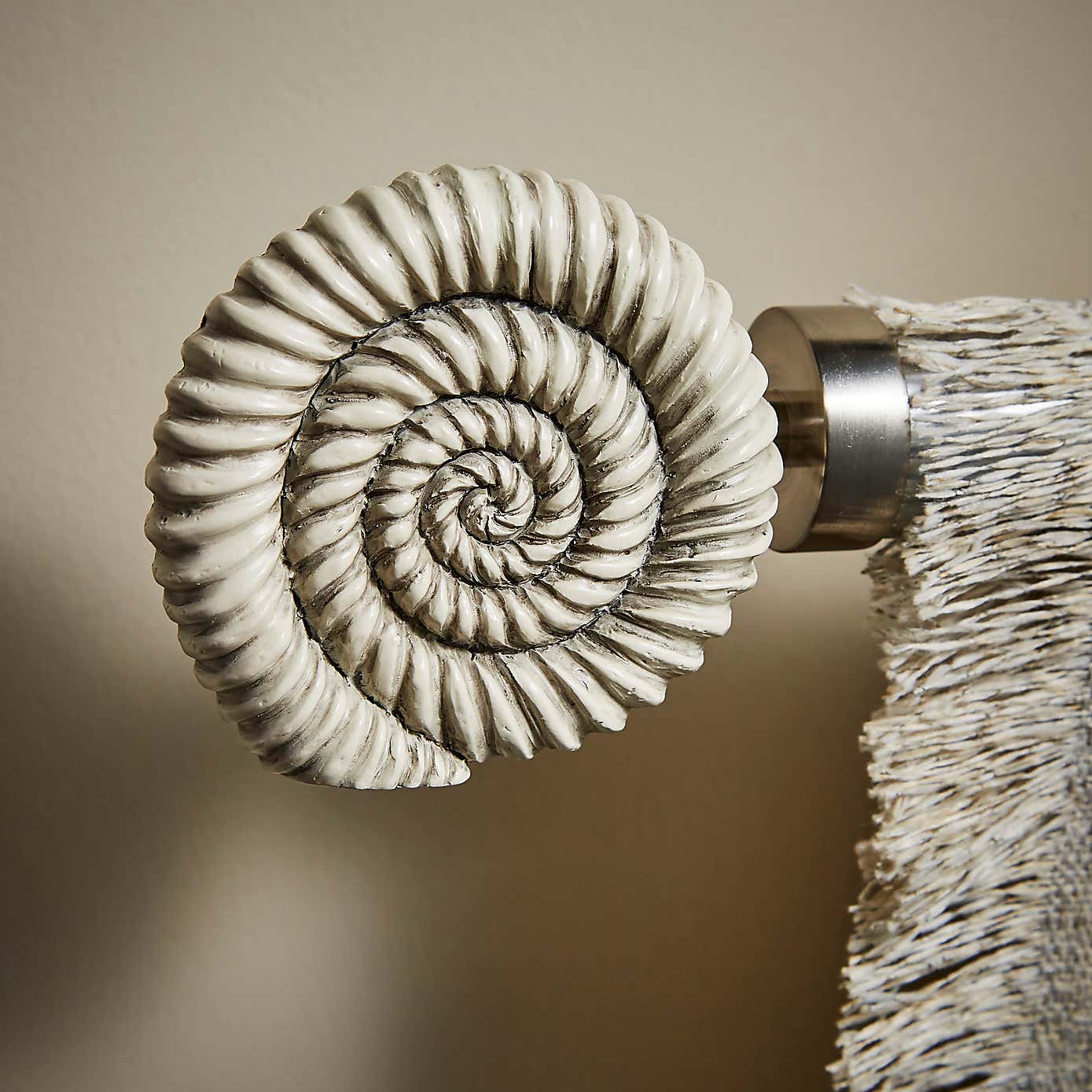 Ammonite Finial Pair
