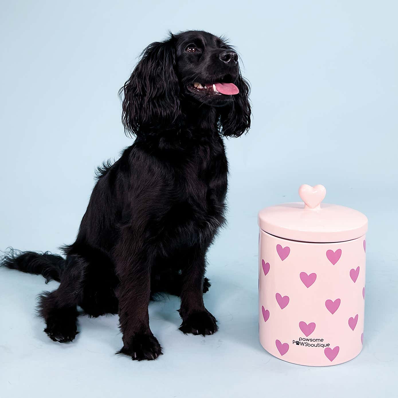 Ceramic Pastel Swirl Treat Jar
