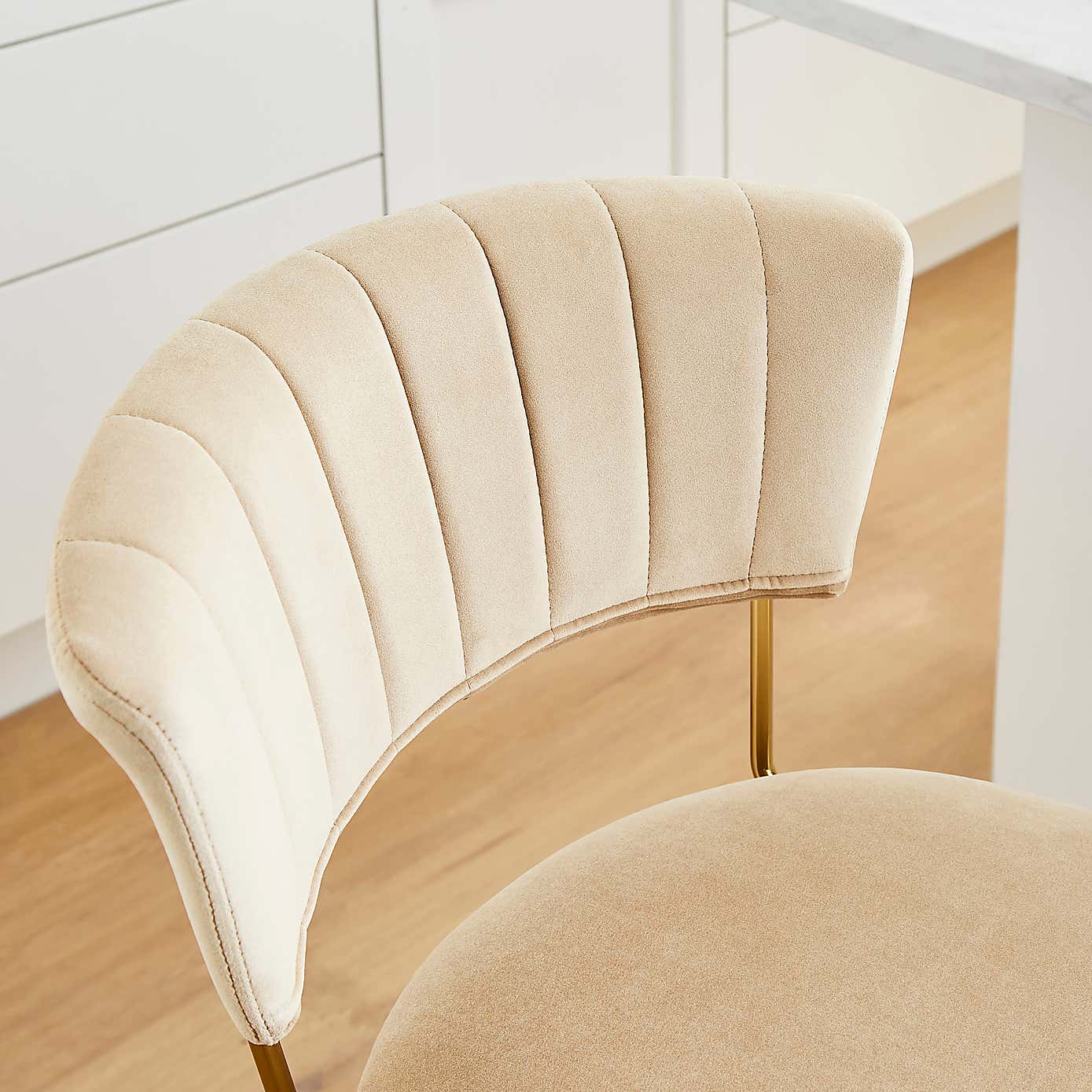 Kendall Velvet Bar Stool