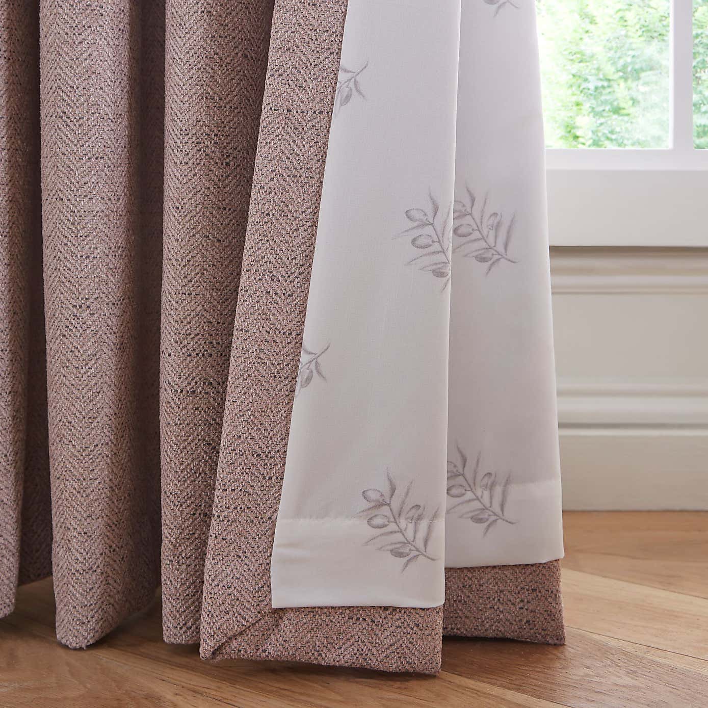 Churchgate Swithland Herringbone Eyelet Curtains
