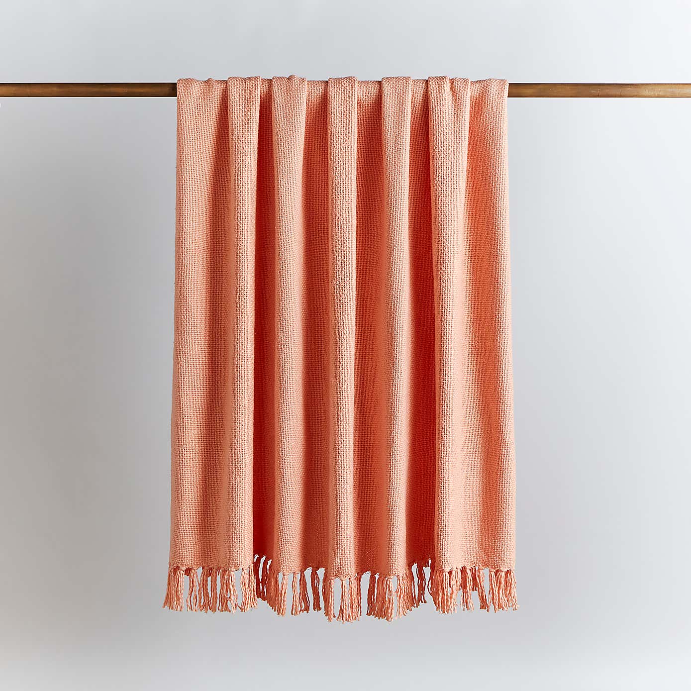 Aris Cotton Weave Black Throw