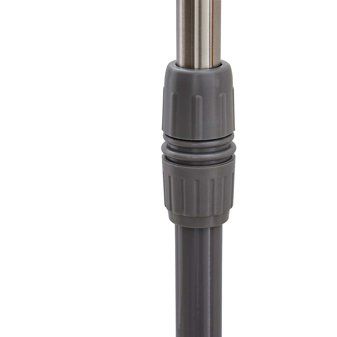 Silver Extendable Clothes Rail with Wheels