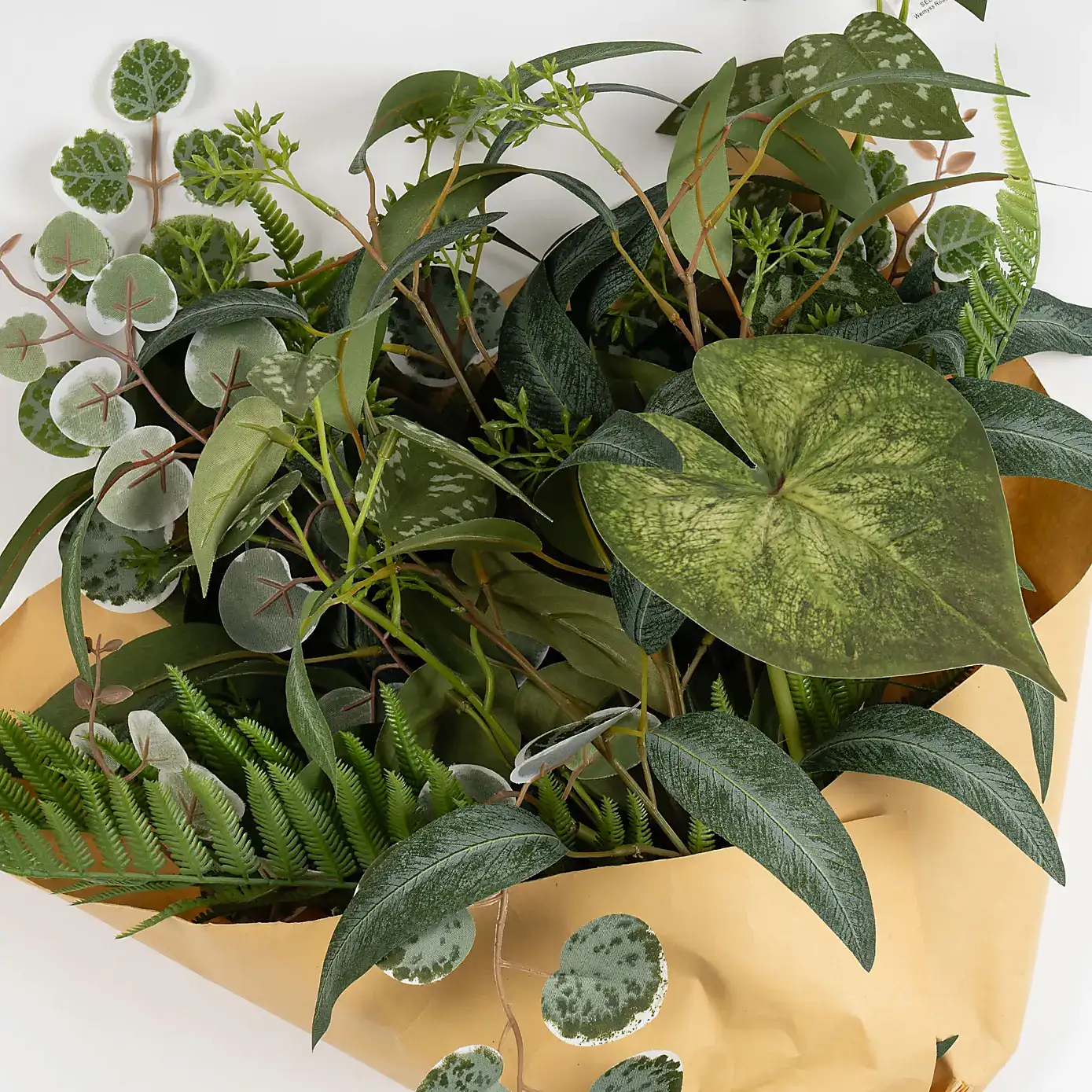 Artificial Trailing Mixed Foliage Bouquet