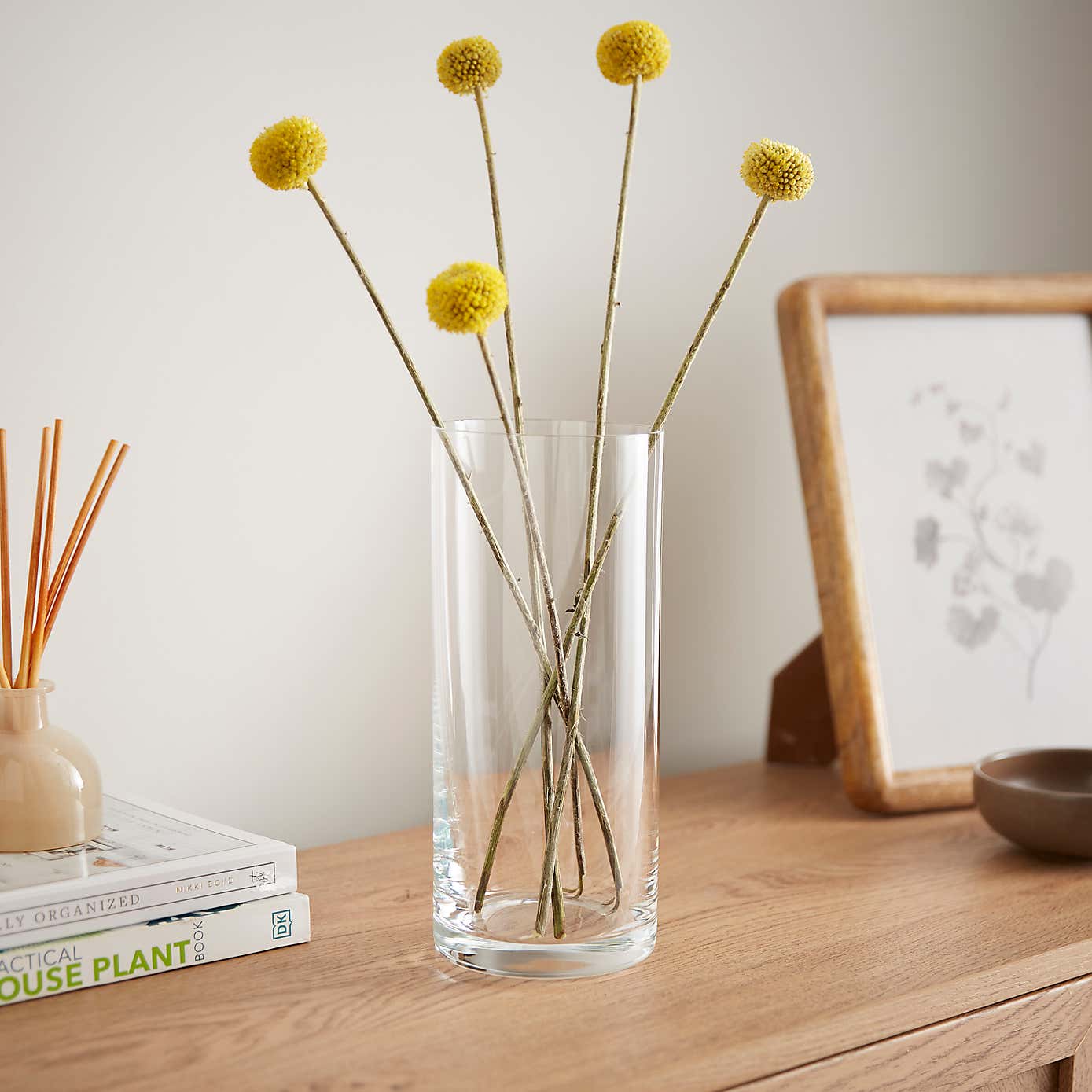 Crystal Glass Tall Vase