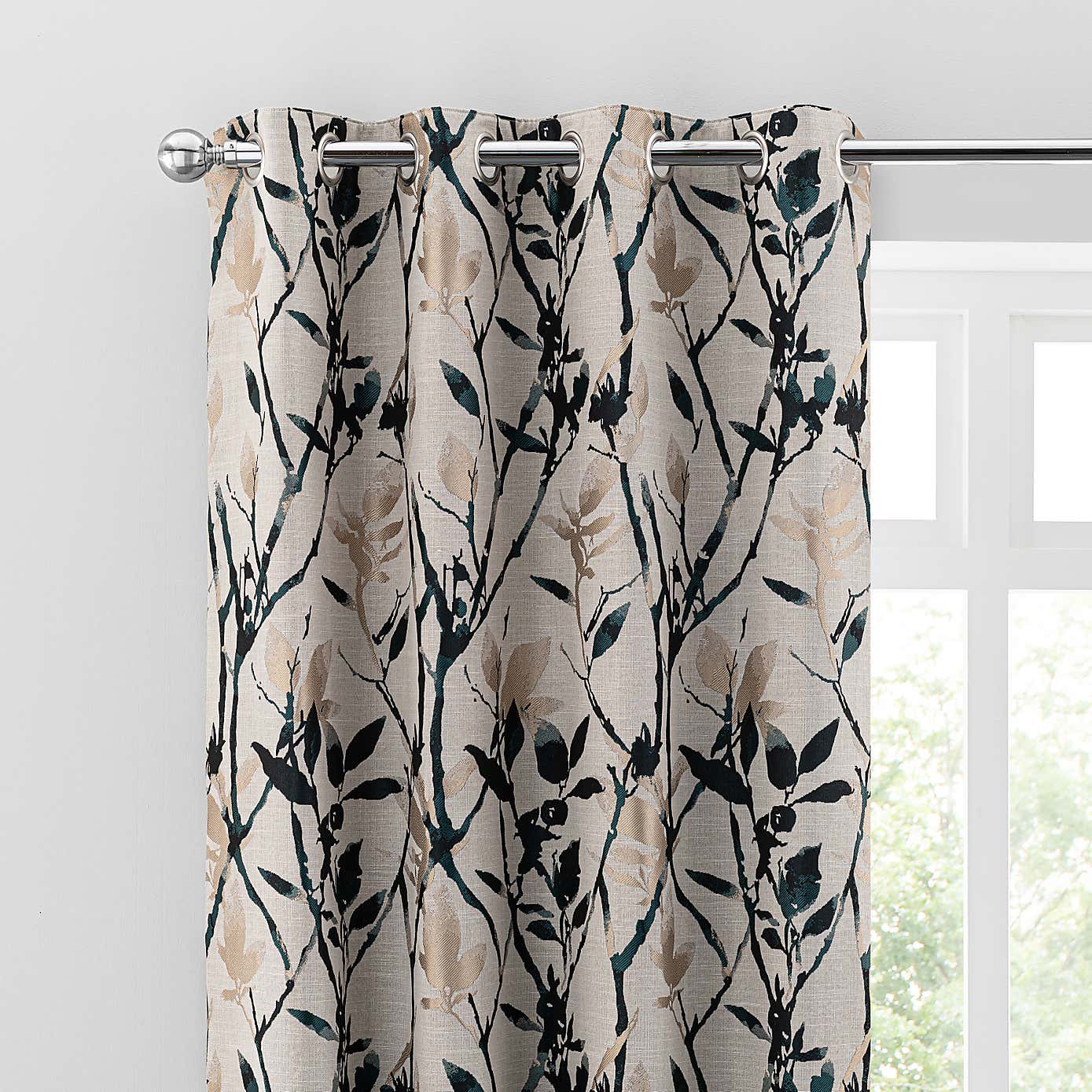 Zen Ultra Blackout Eyelet Door Curtain