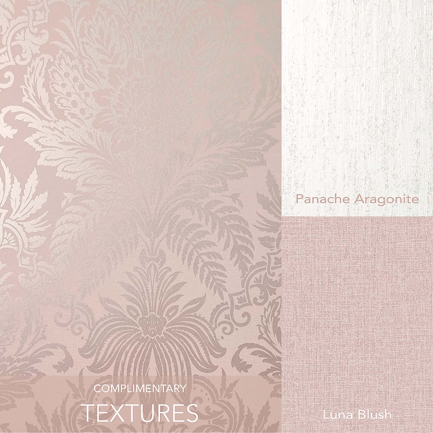Crown Signature Damask Rose Wallpaper