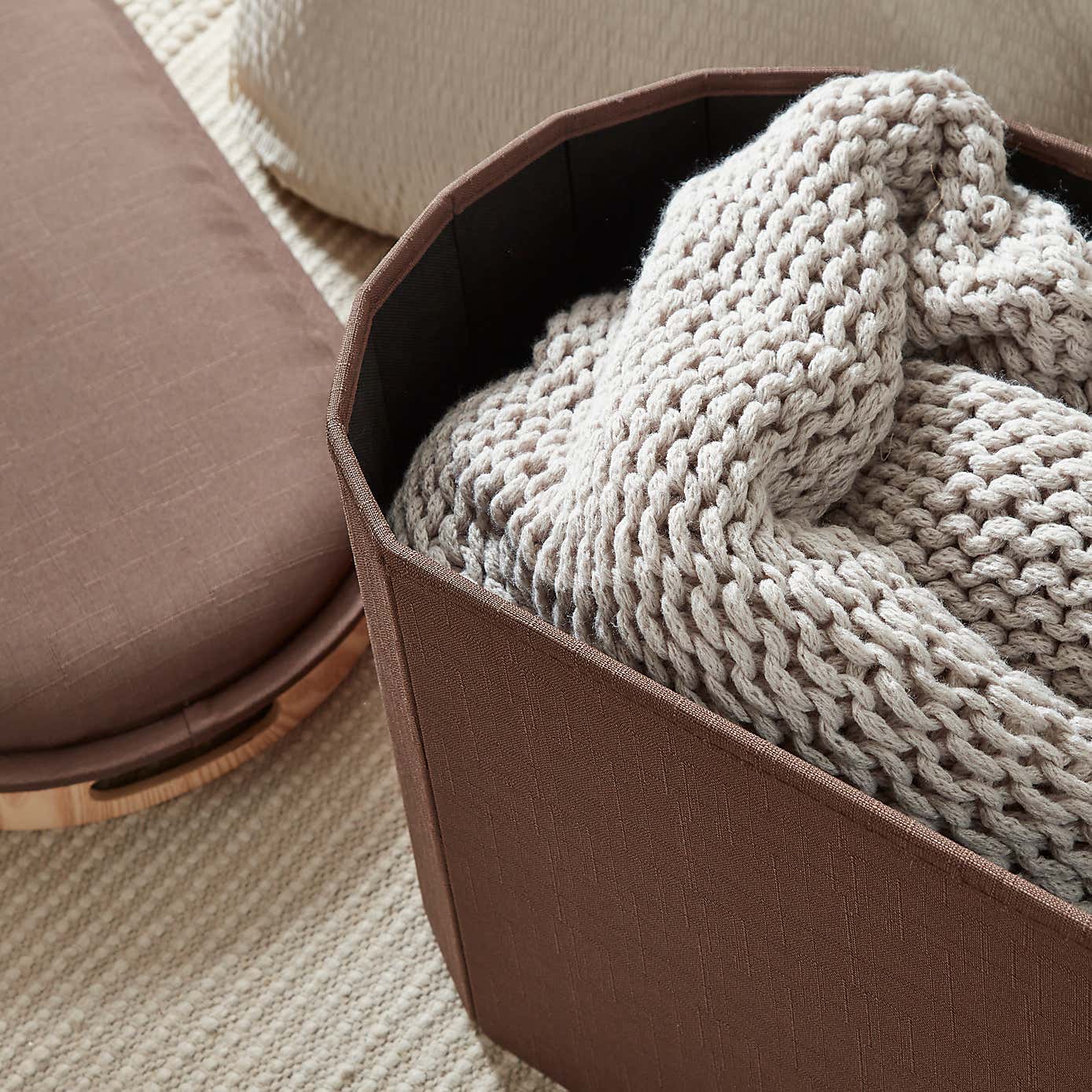 Edited Life Lozenge Ottoman