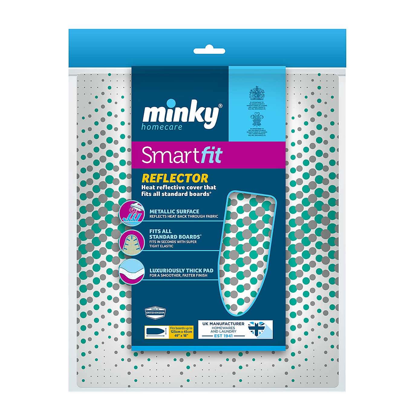 Minky Smart Fit Reflector Ironing Board Cover