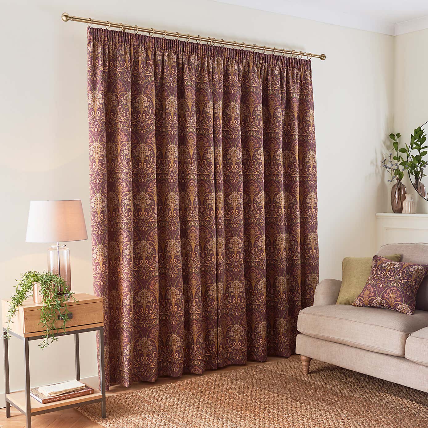 Lucetta Pencil Pleat Curtains