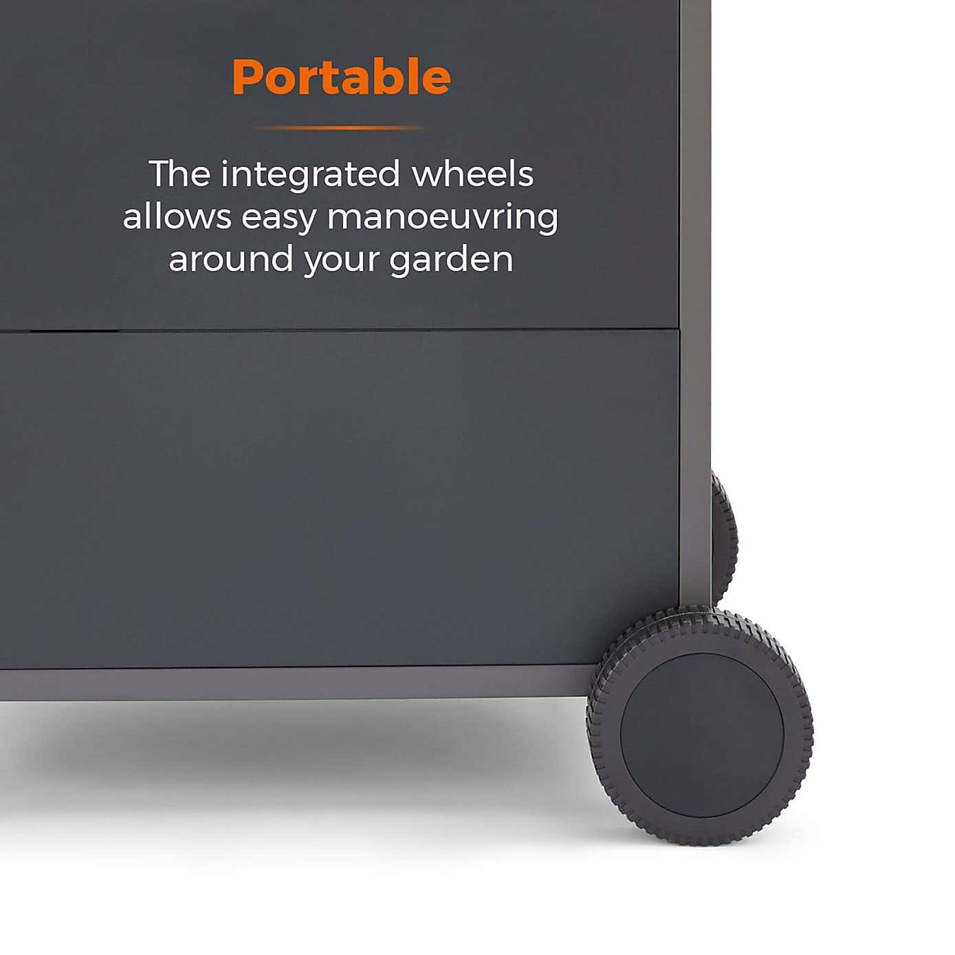 Tower Stealth 3000 Three Burner Gas BBQ with Side Burner, Grey Steel