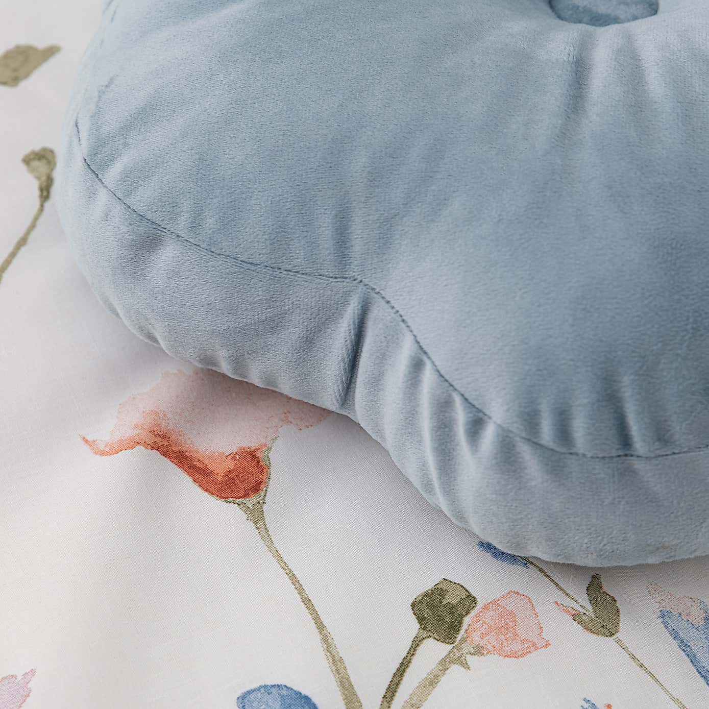 Flower Velvet Cushion