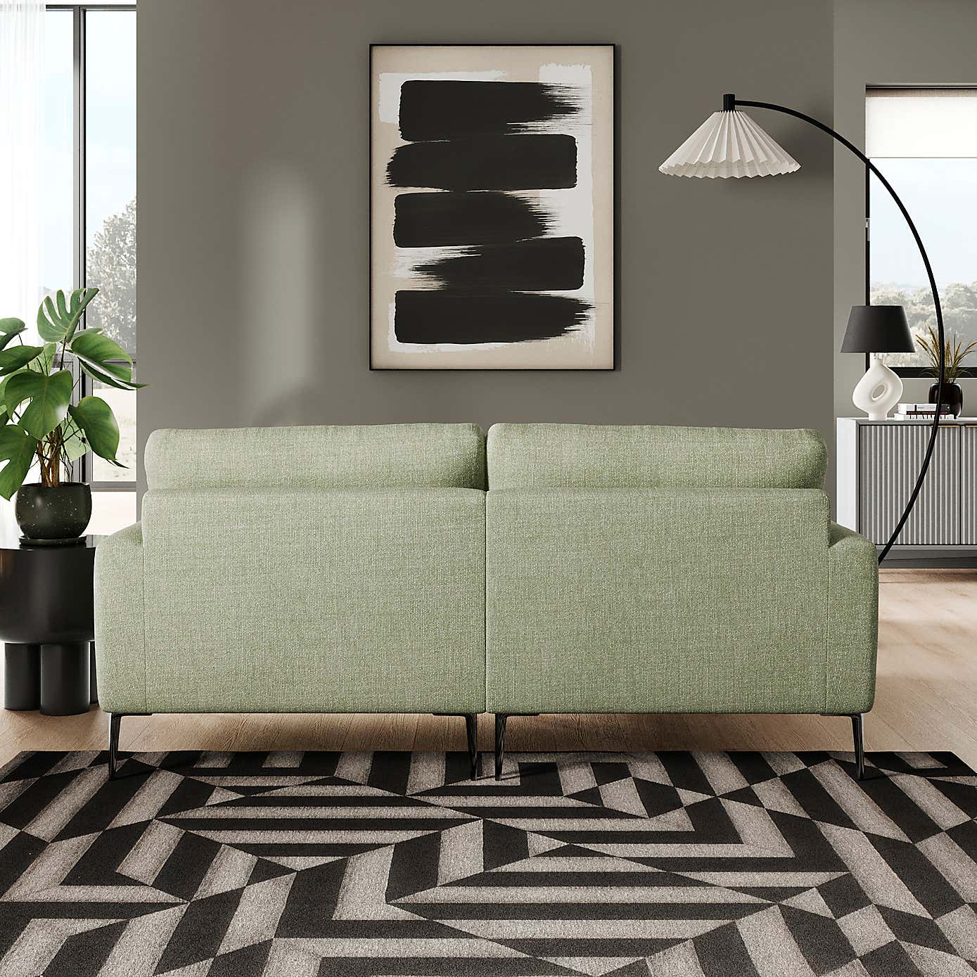Lawson Chunky Tonal Weave Corner Chaise Sofa