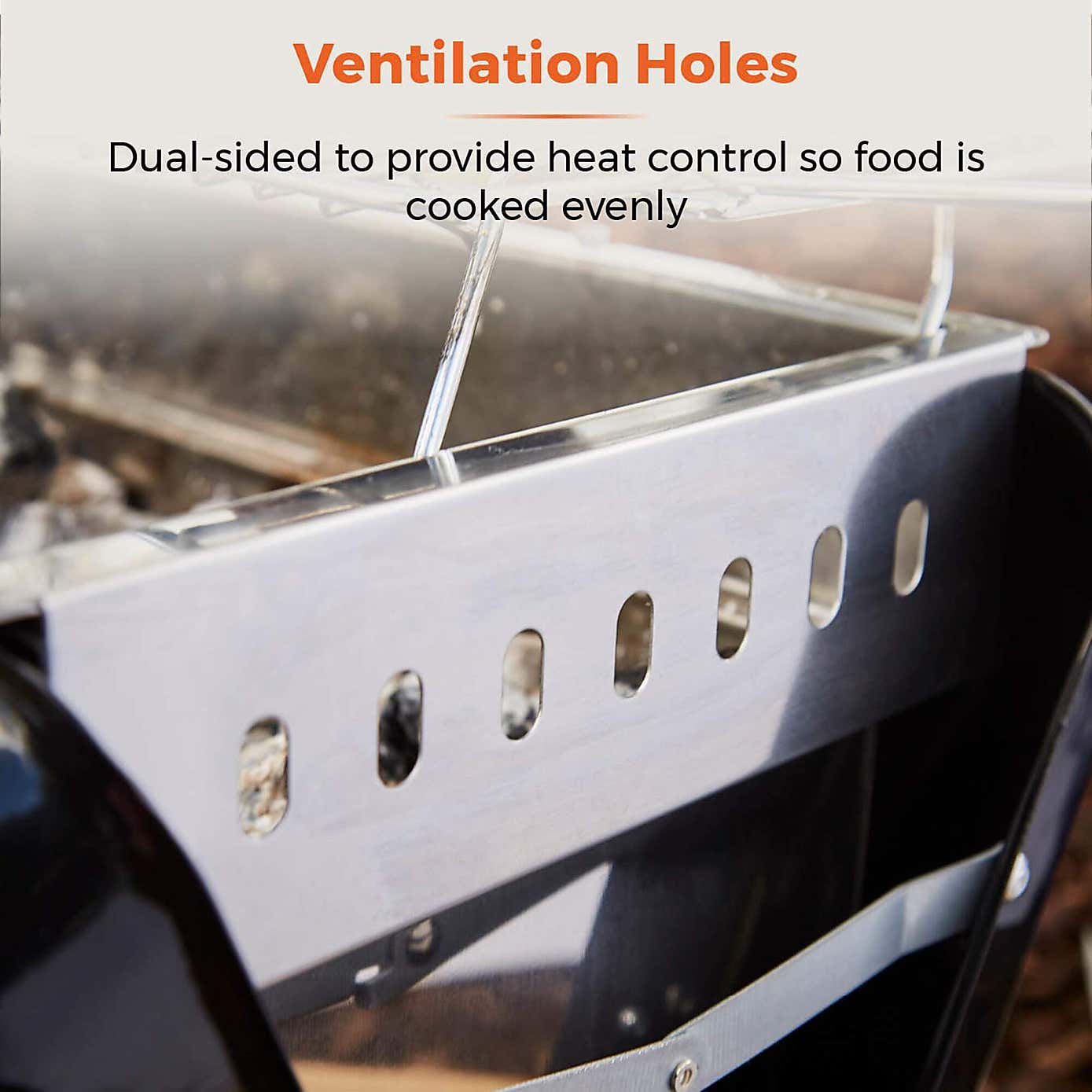 Tower Day Tripper Portable Charcoal Grill, Black Steel