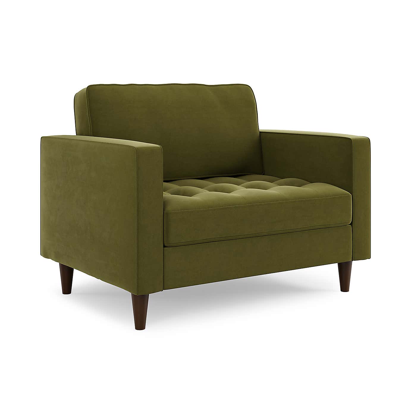 Zoe Velvet Snuggle Single Sofa Bed