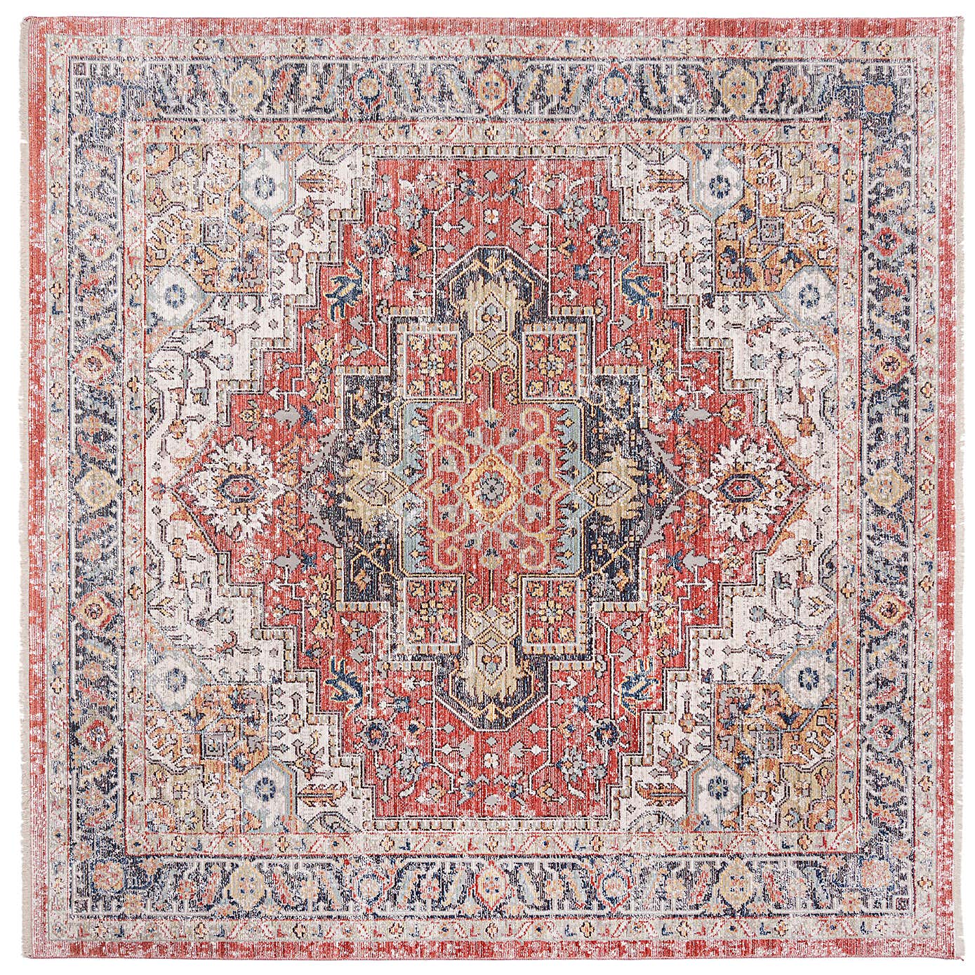 Dahria Traditional Square Rug