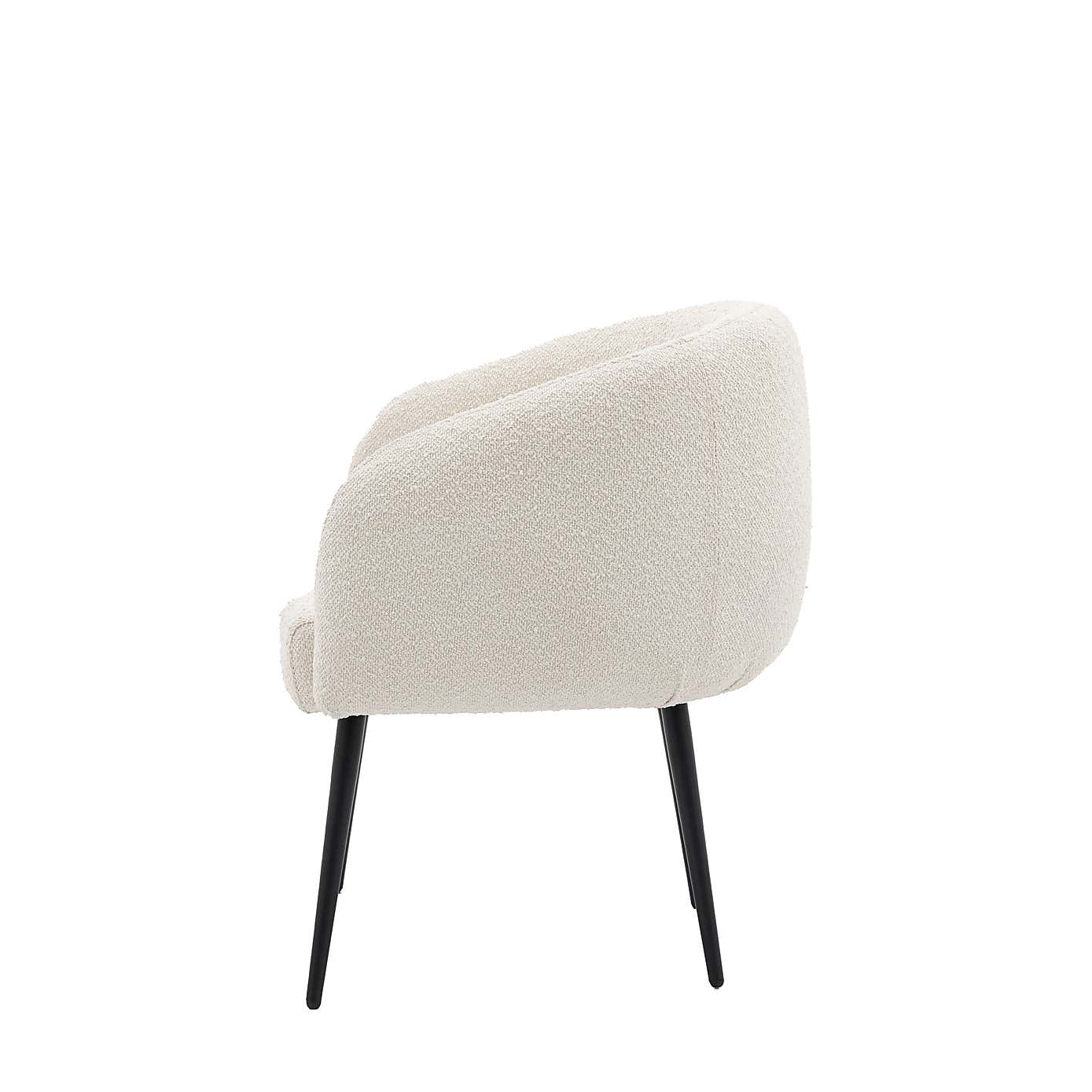 Blaine Boucle Tub Chair