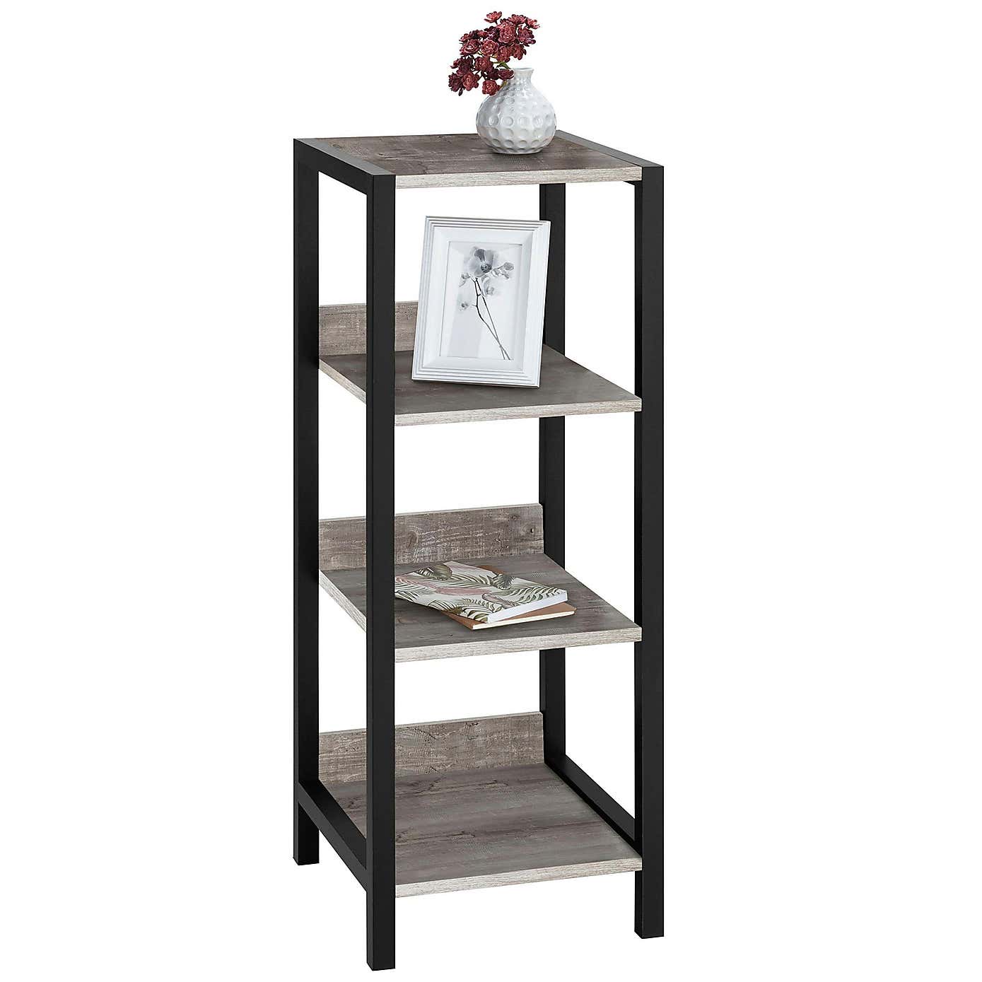 Colton Shelving Unit, Concrete Effect