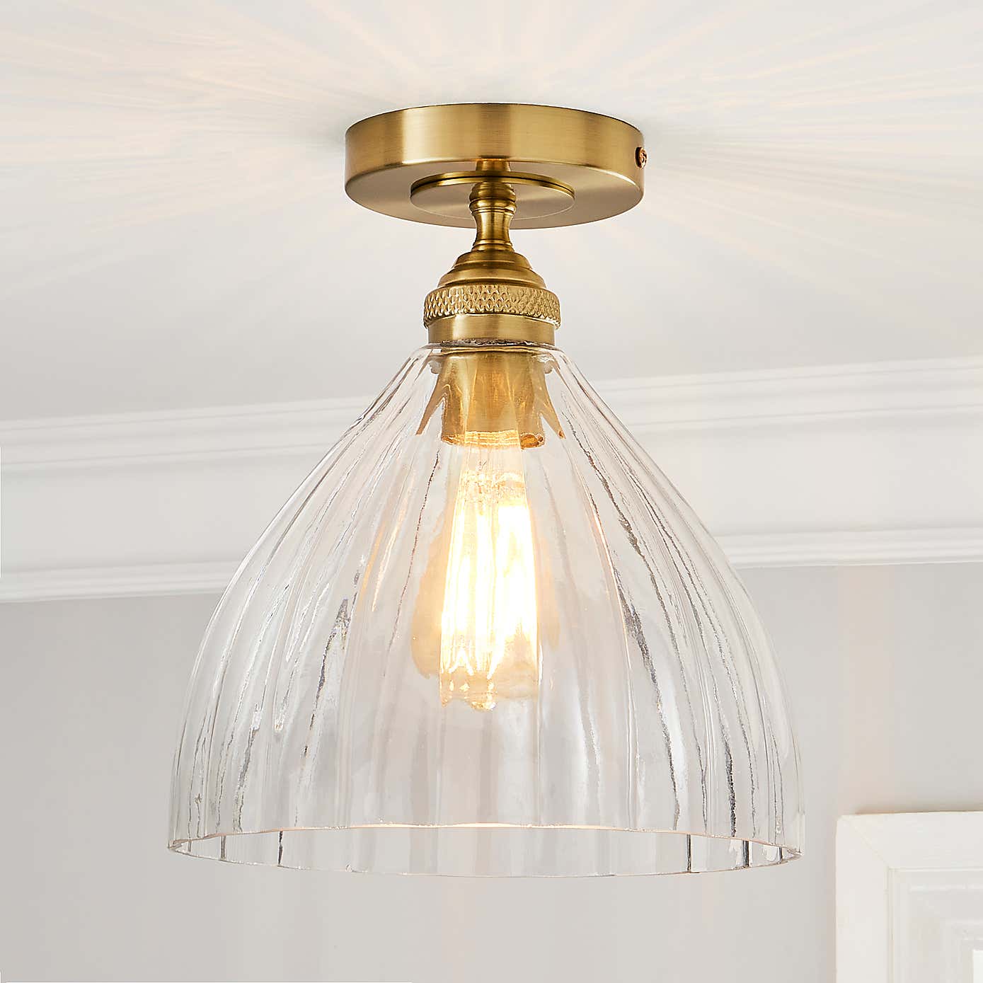 Churchgate Allexton Flush Ceiling Fitting