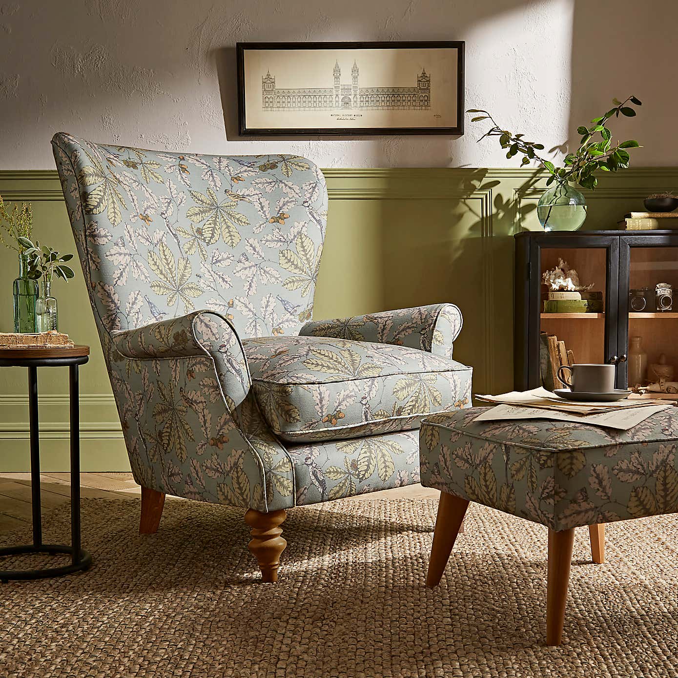 Charlbury Wing Chair Arboretum Print