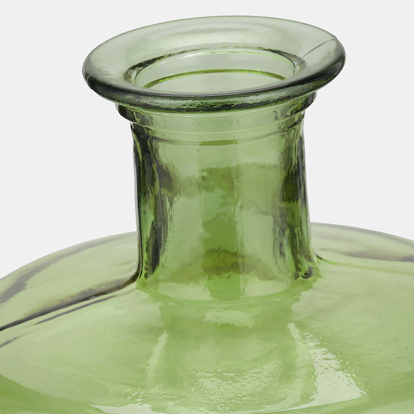 Tall Recycled Glass Bottle Vase