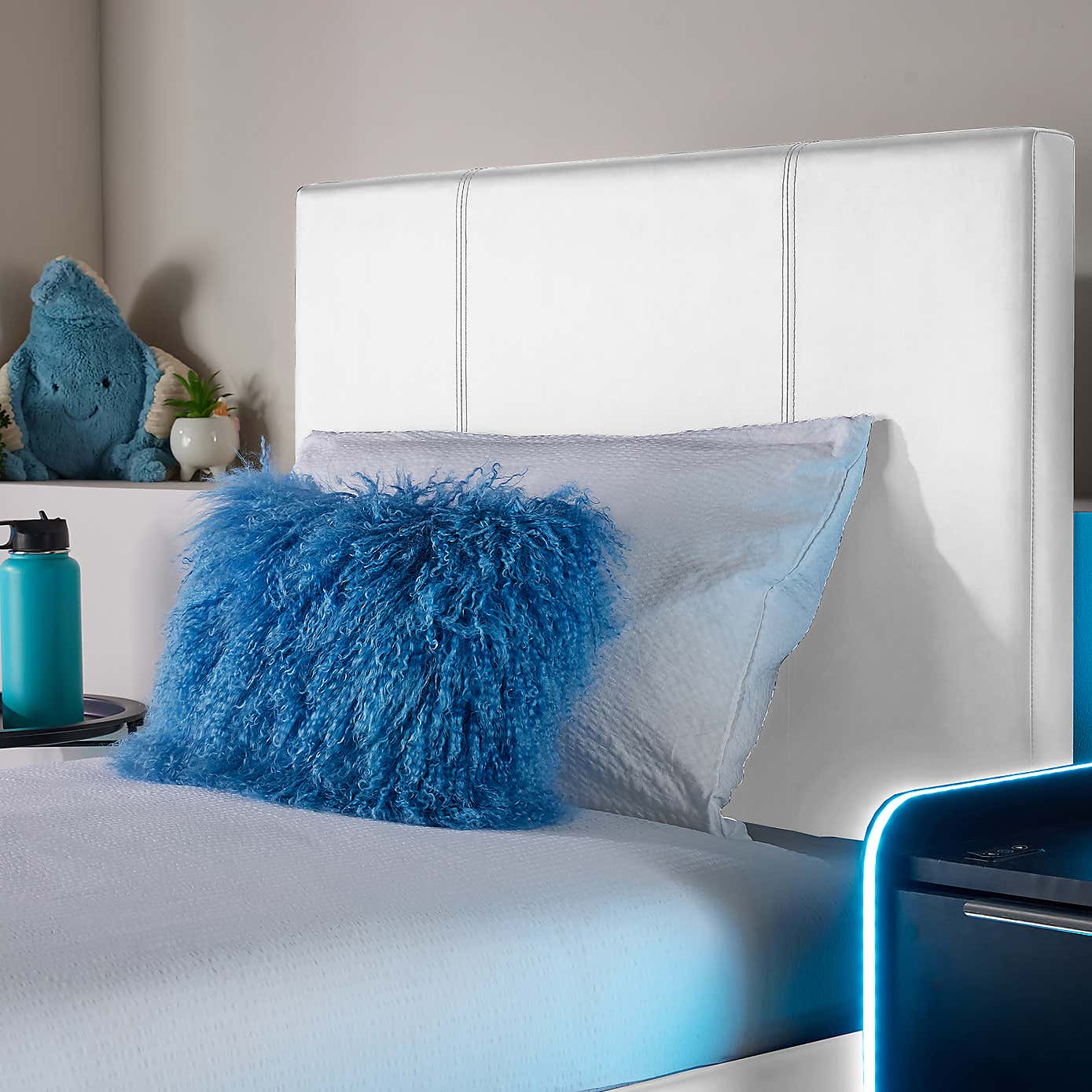 X Rocker Living Ava TV Bed with LED Lights and TV Mount