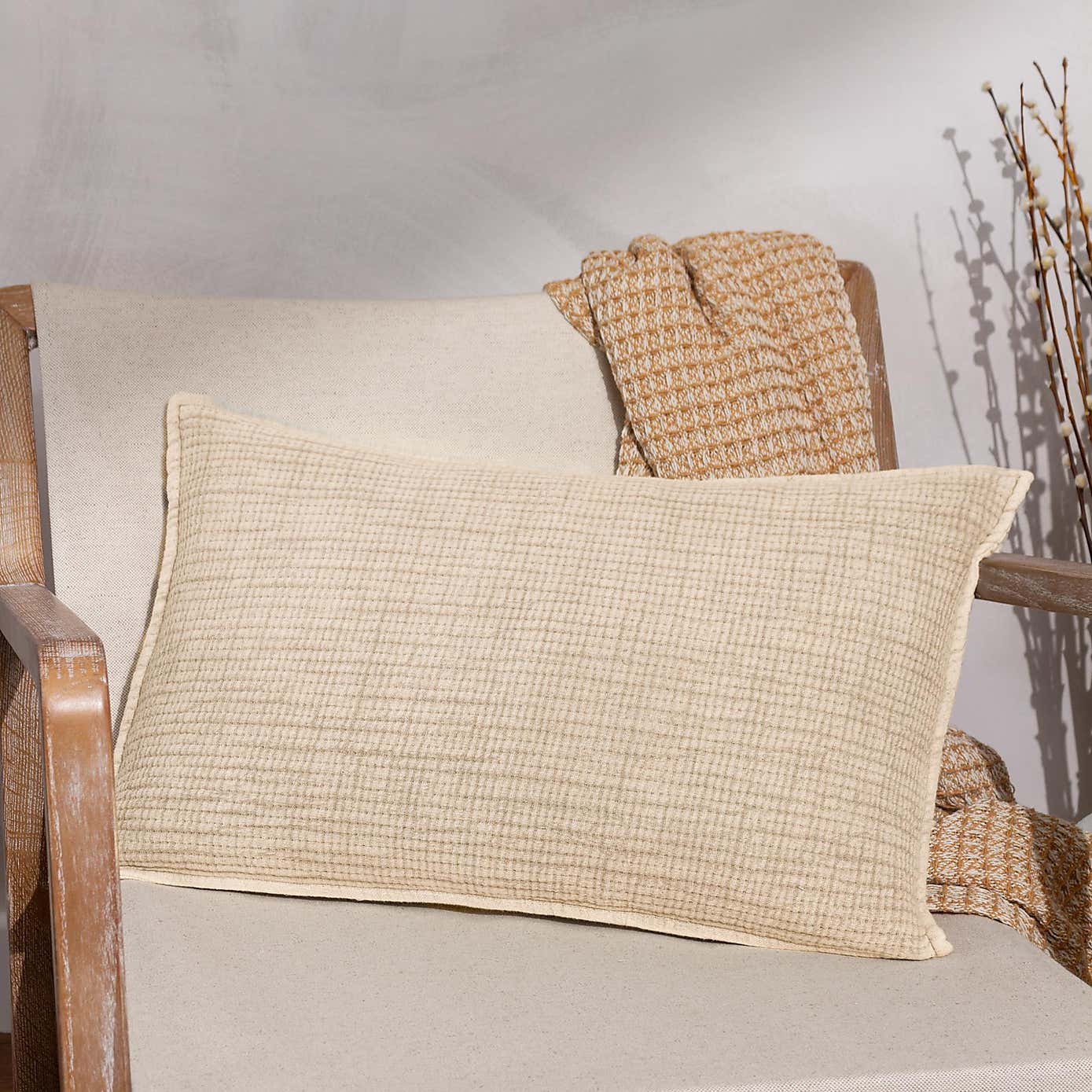 Yard Ribble Rectangular Cushion