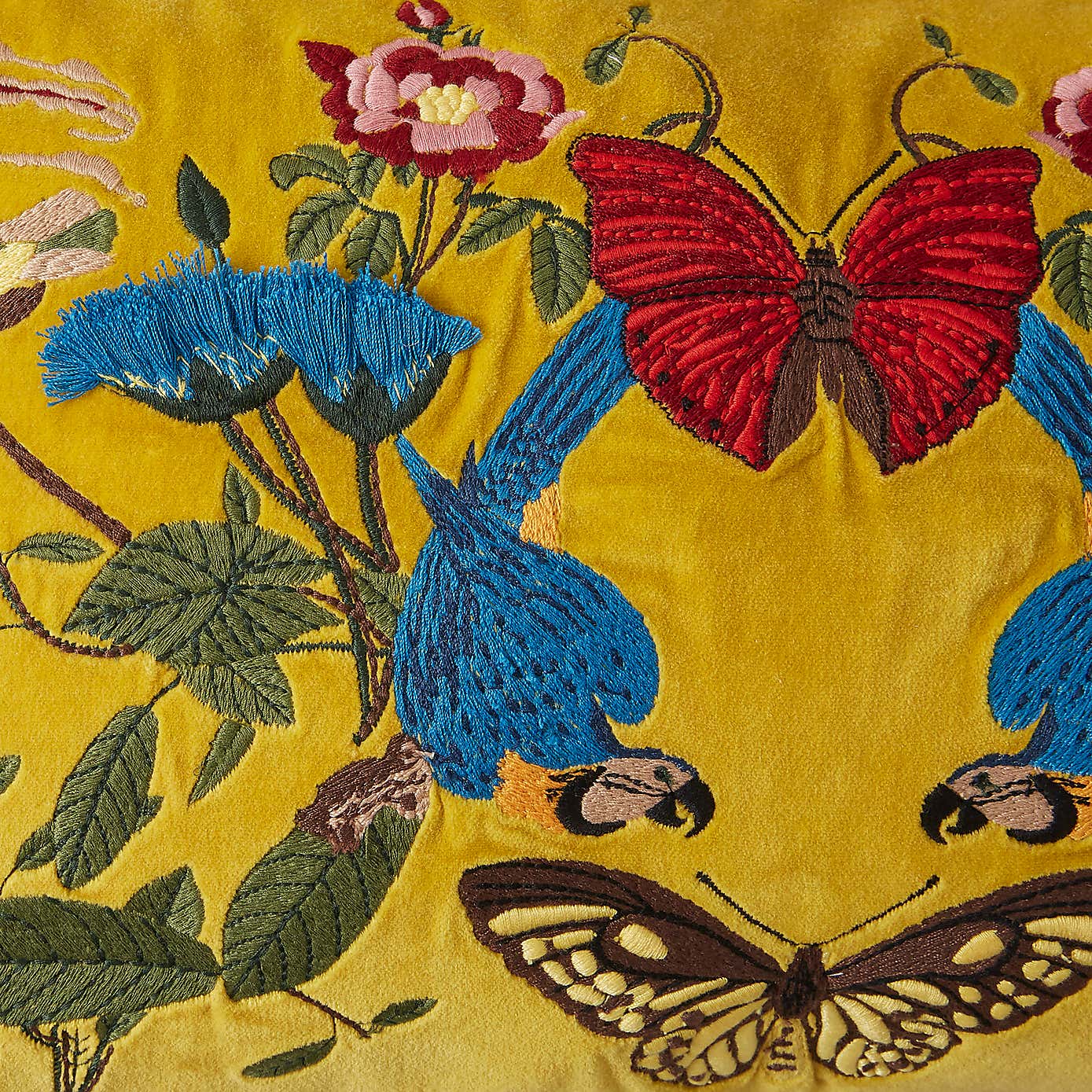 Majestic Yellow Cushion Cover