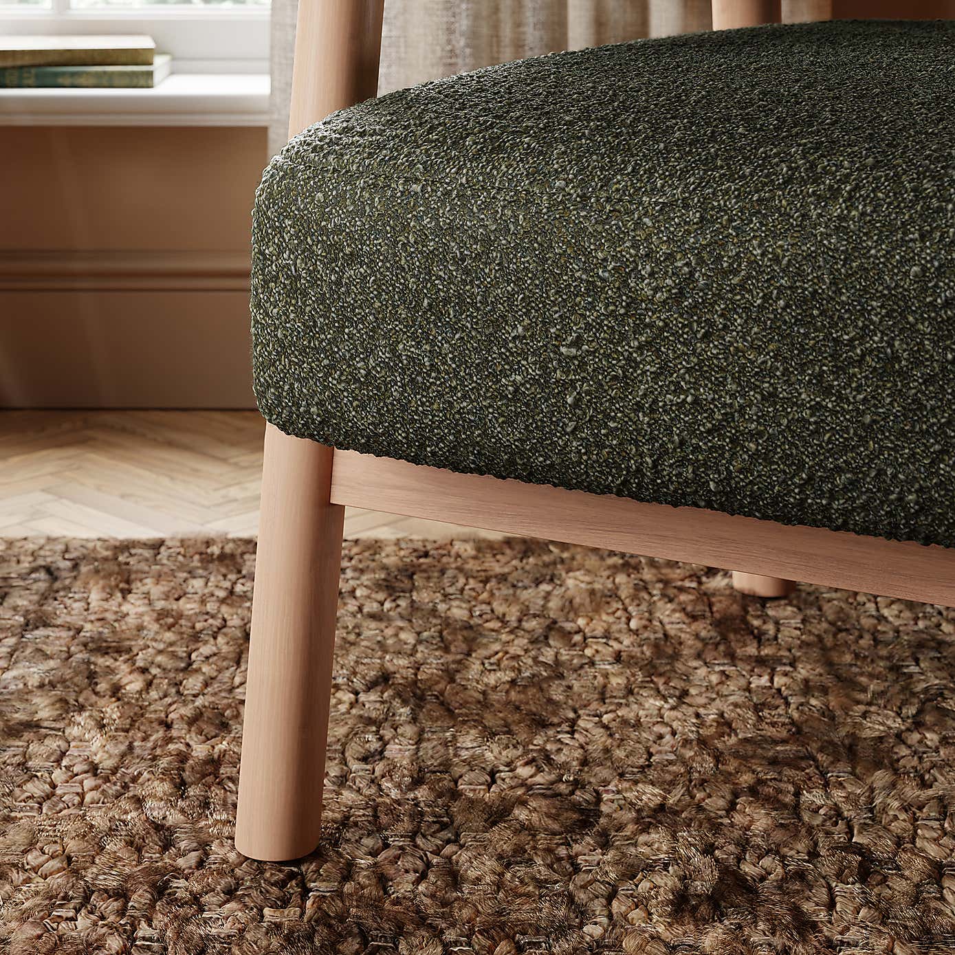 Cleo Chunky Boucle Accent Chair