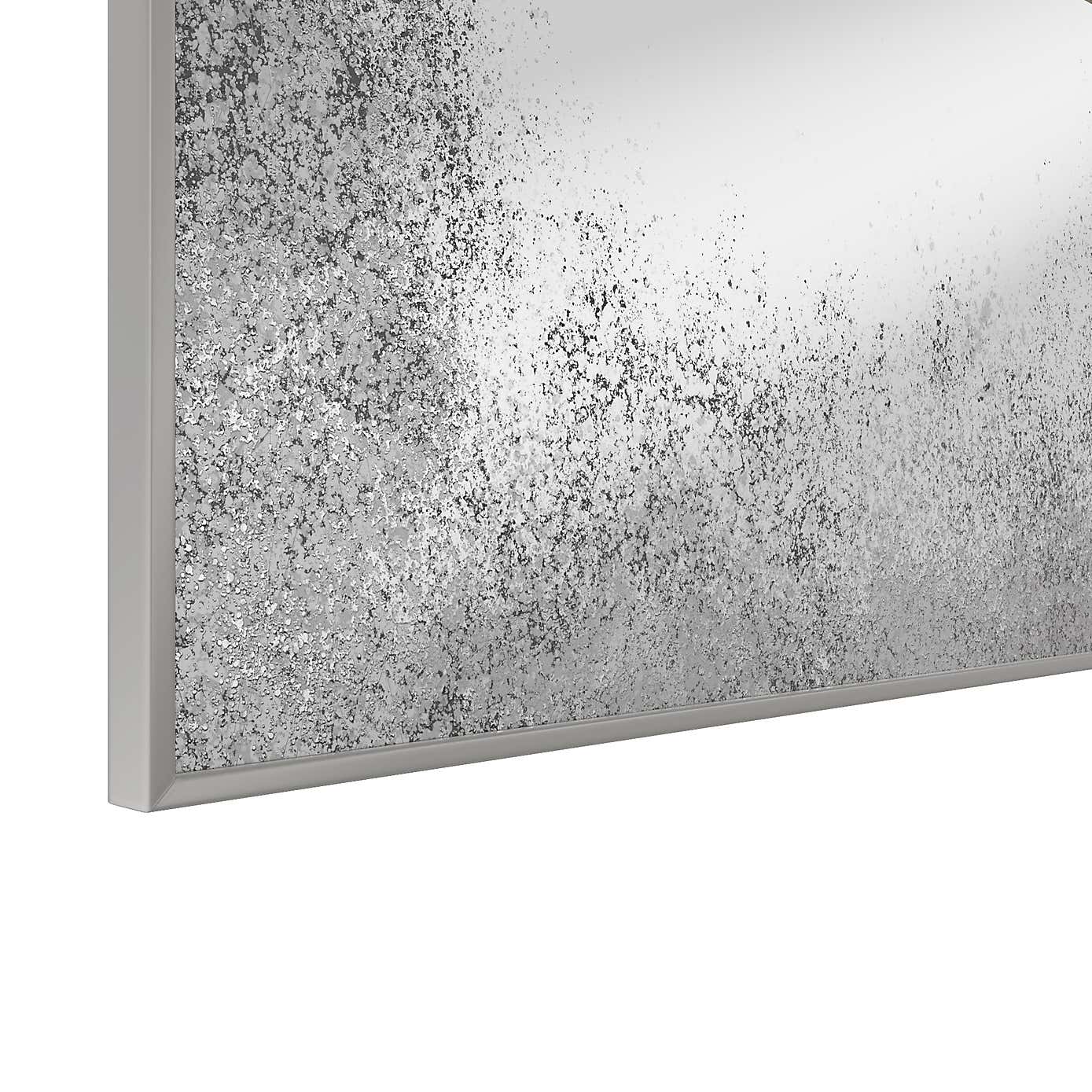 Distressed Edge Rectangle Wall Mirror