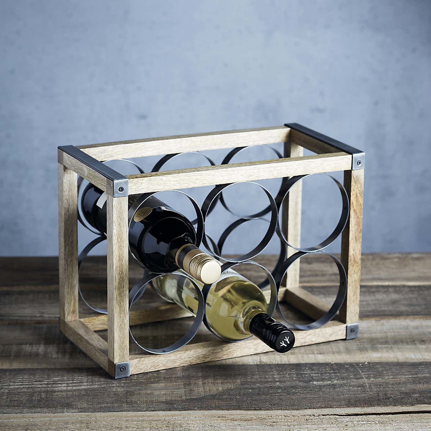 Industrial Kitchen 6 Bottle Wine Rack