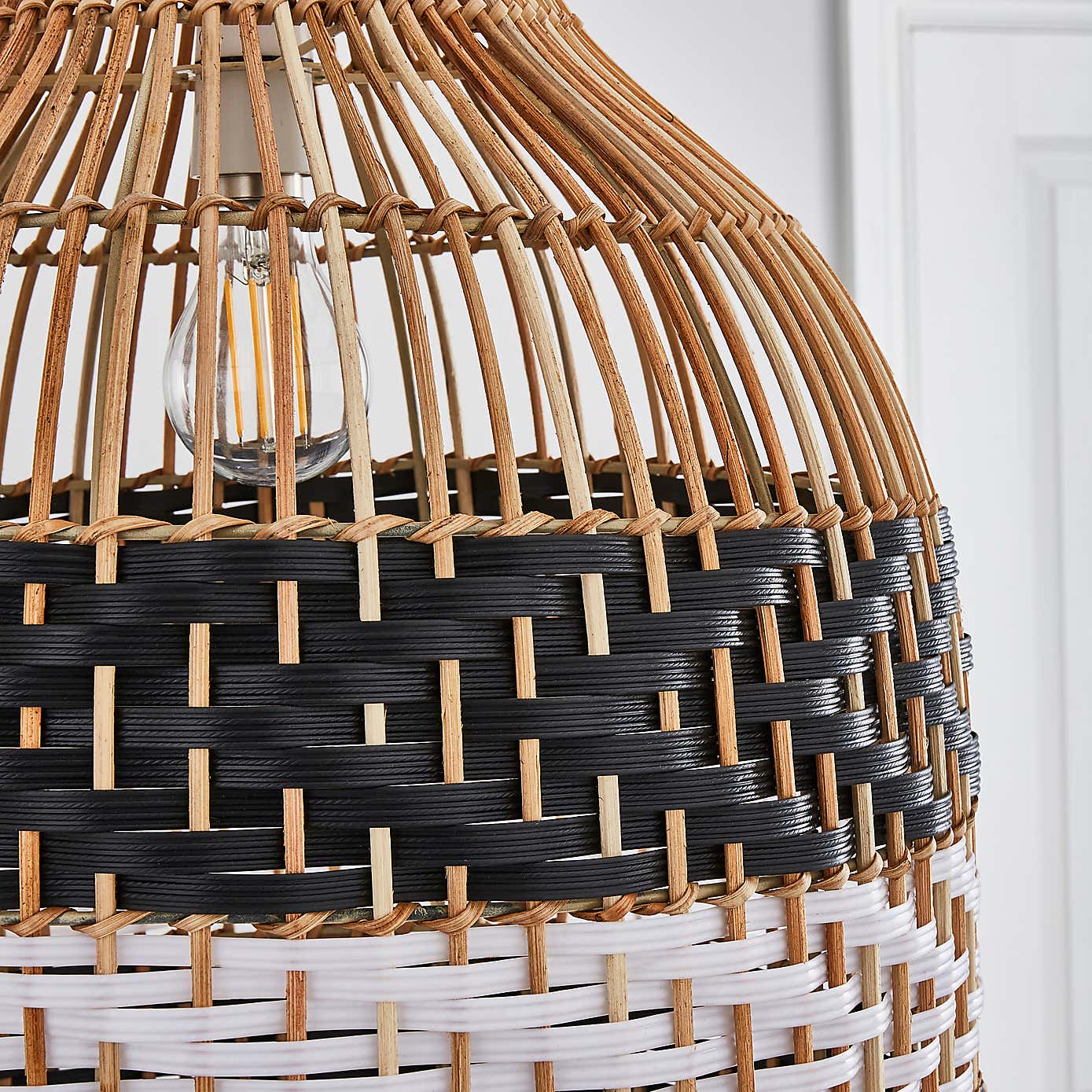 Yanha Rattan Easy Fit Pendant Shade