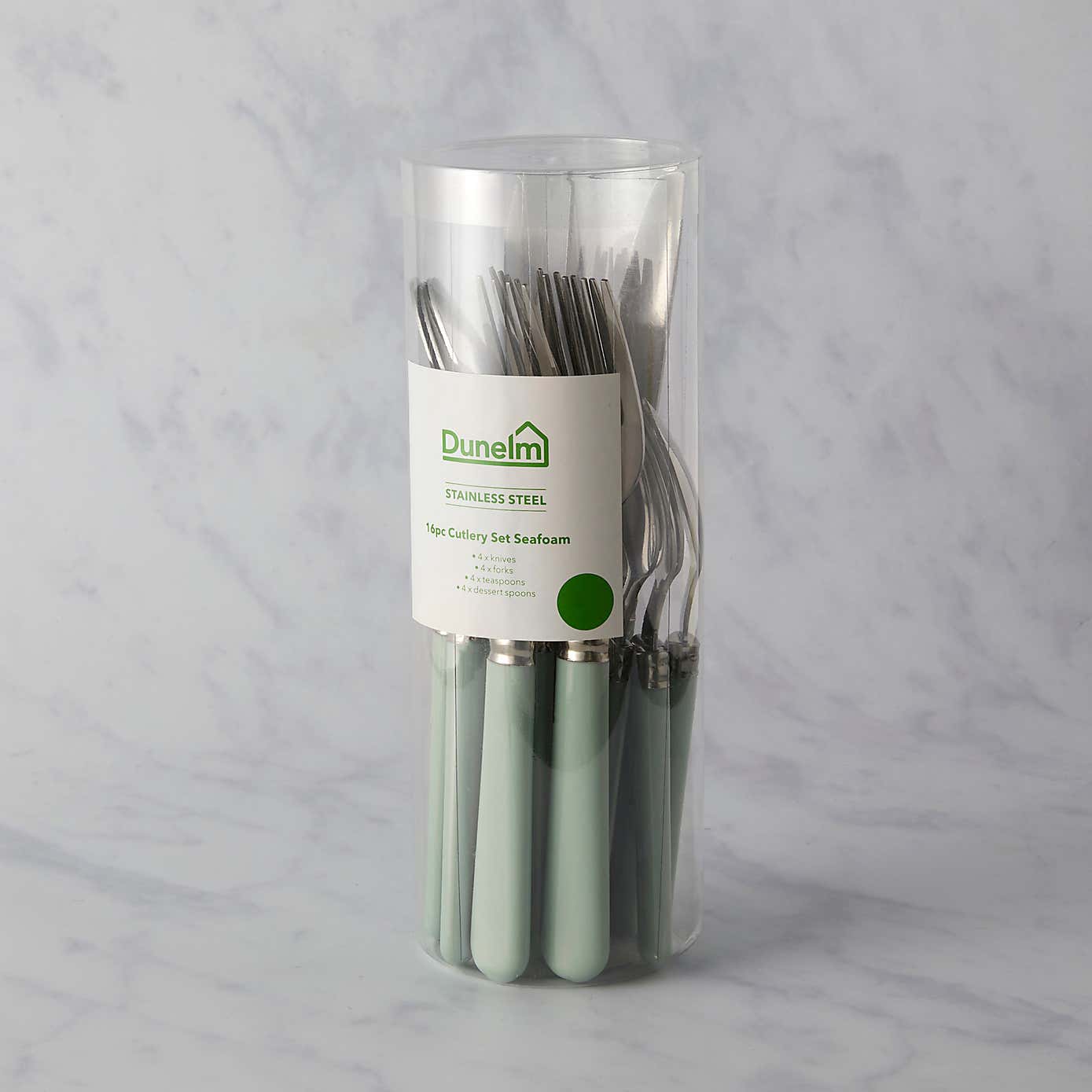 Seafoam 16 Piece Cutlery Set