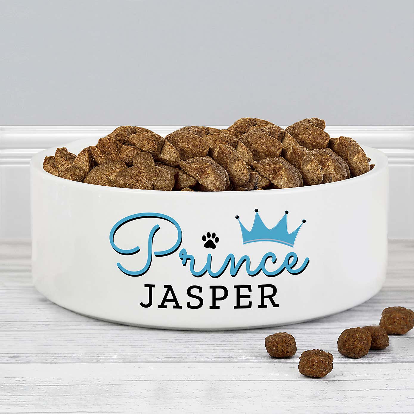 Personalised Prince Ceramic Pet Bowl