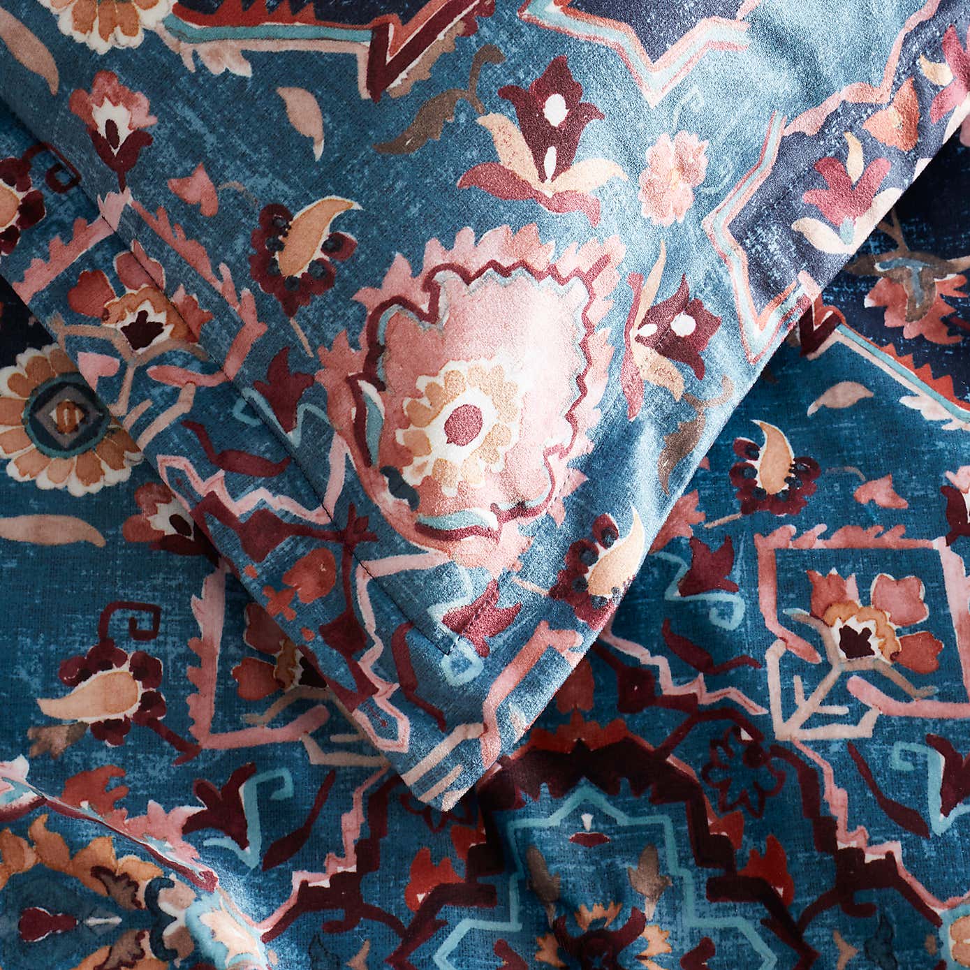 Soukara Dream Navy Oxford Pillowcase