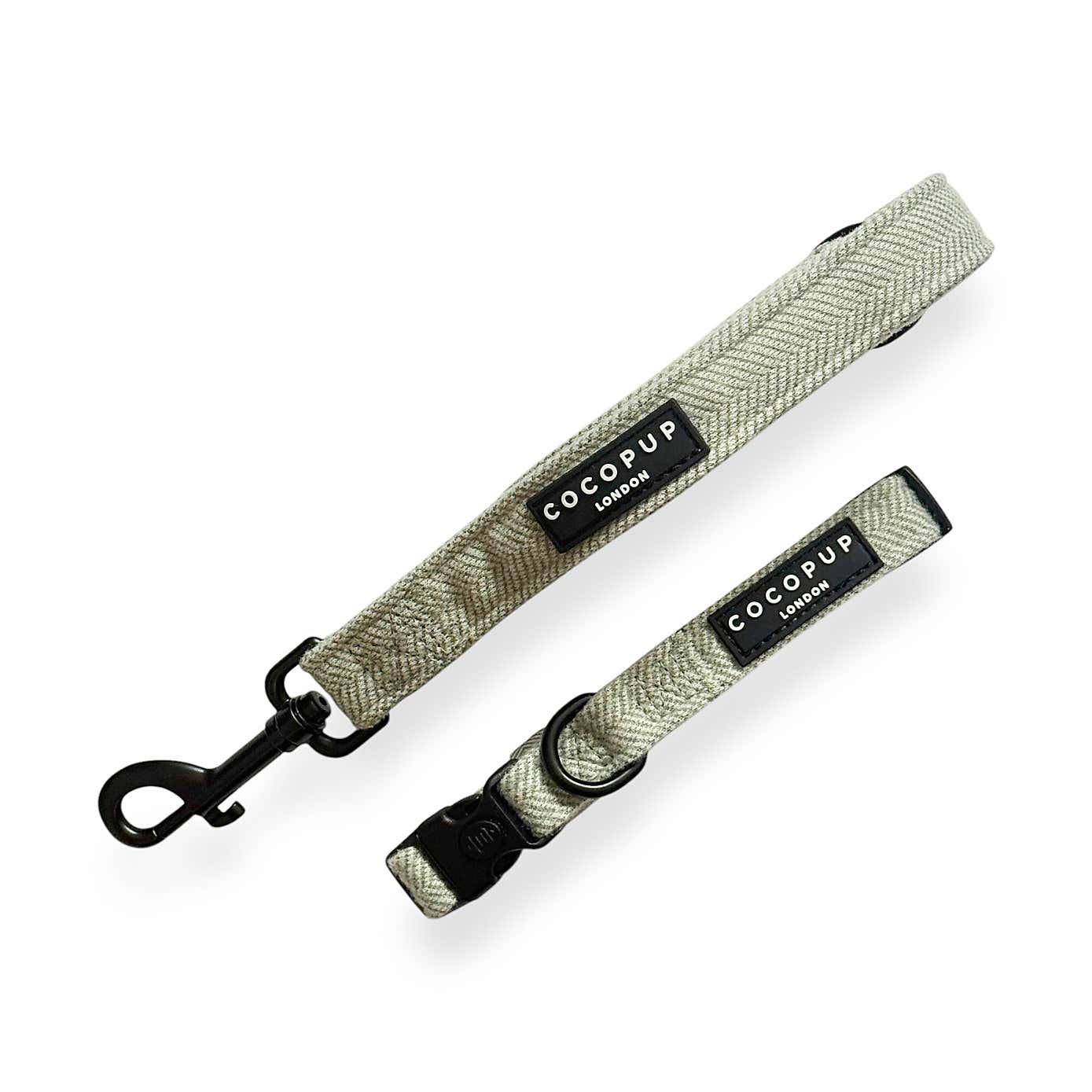 Cocopup Tweed Dog Collar and Lead