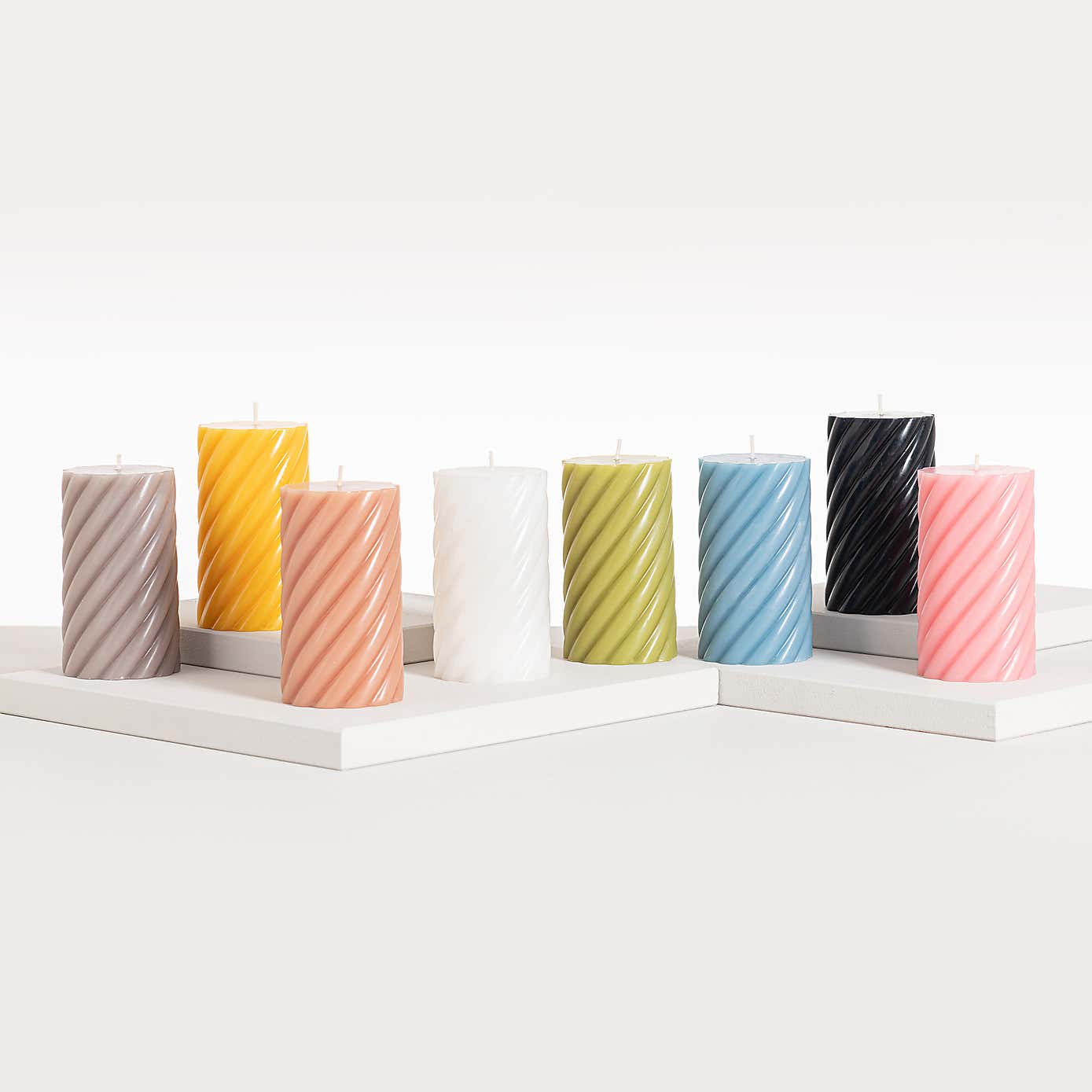 Twisted Pillar Candle