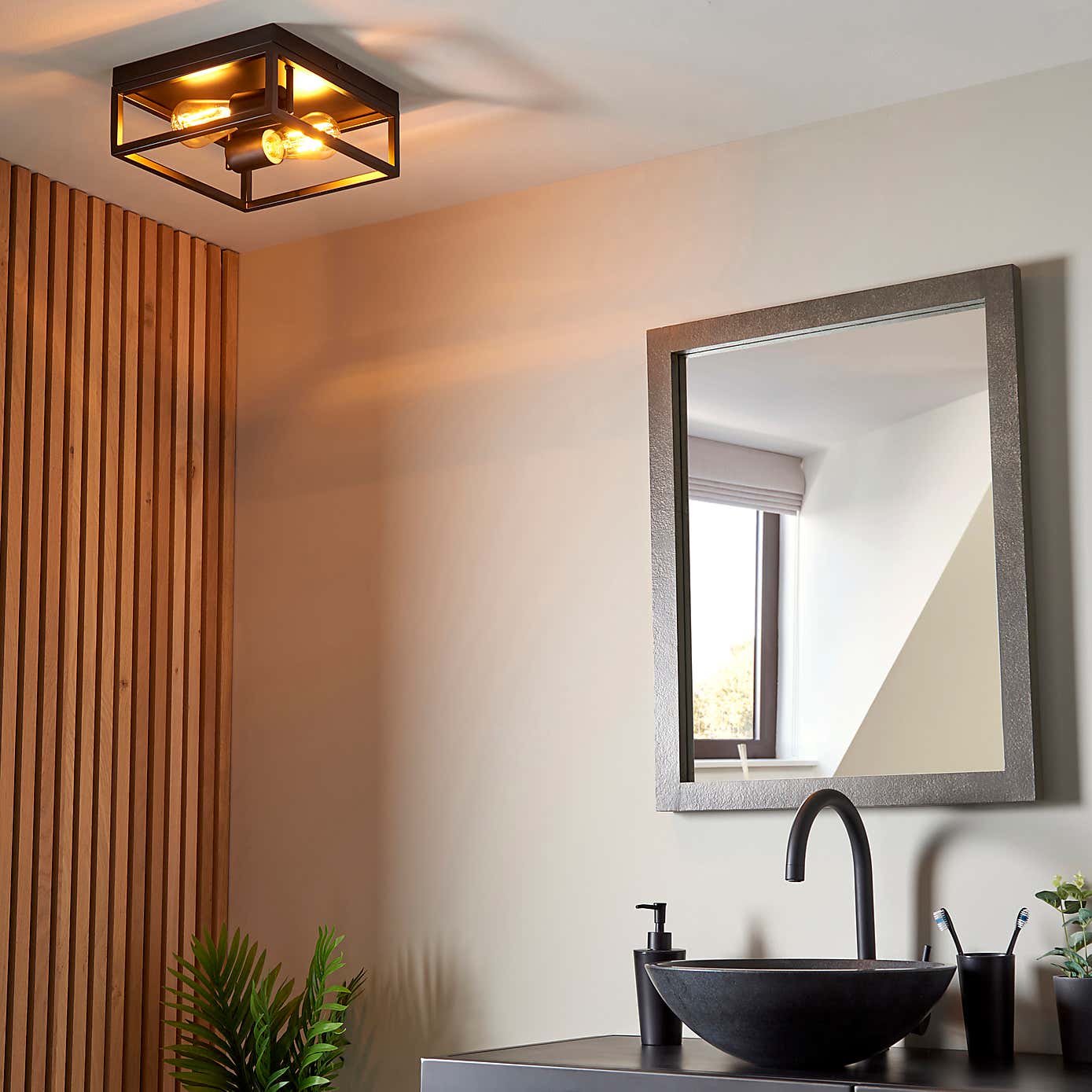 Bathroom London 2 Light Flush Fitting