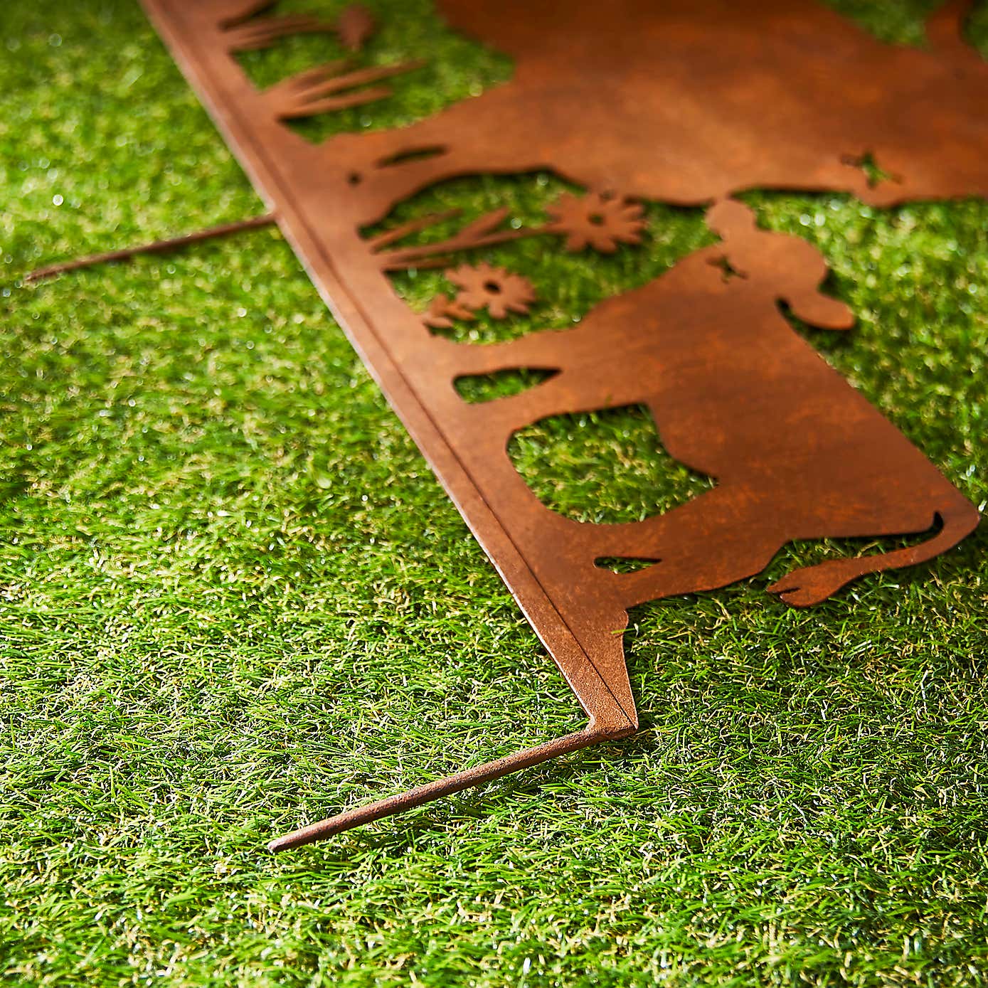 Iron Highland Cow Silhouette Ornament