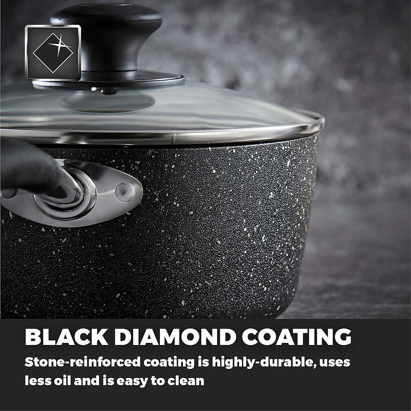 Tower Precision Non-Stick Aluminium 5 Piece Pan Set