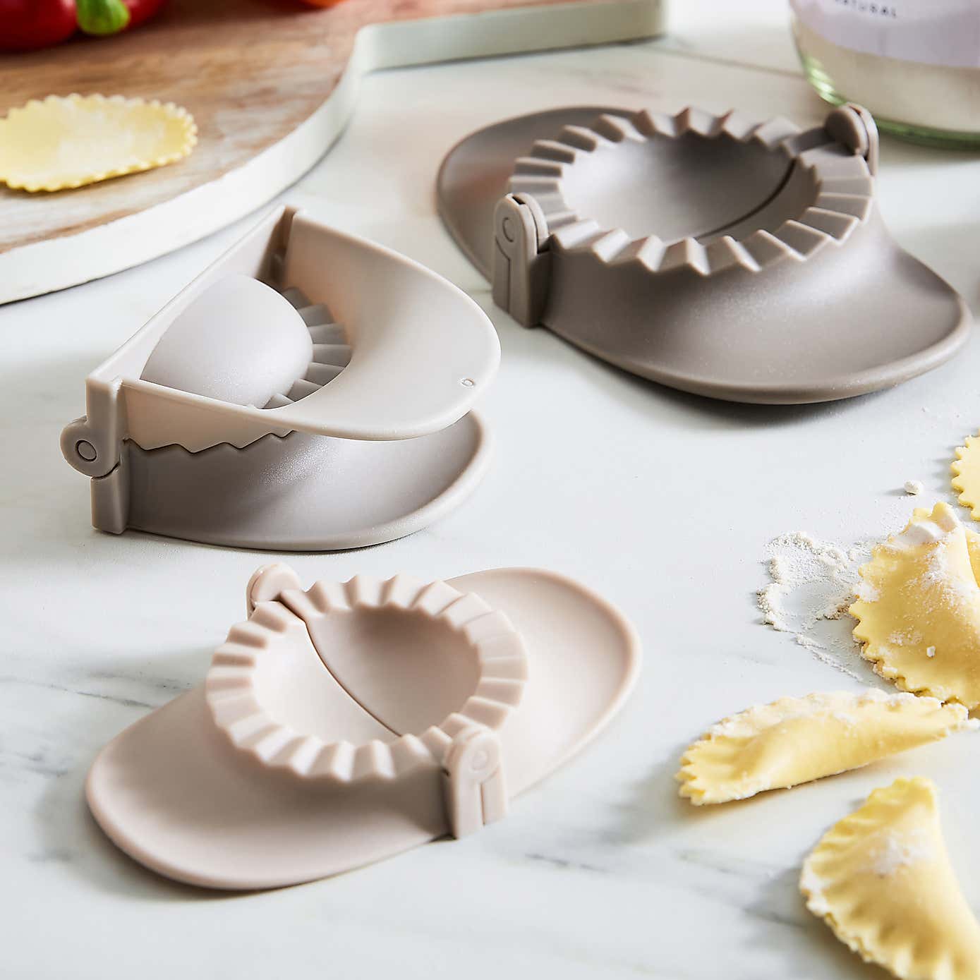 World Gourmet 3 Piece Dumpling Press Kit