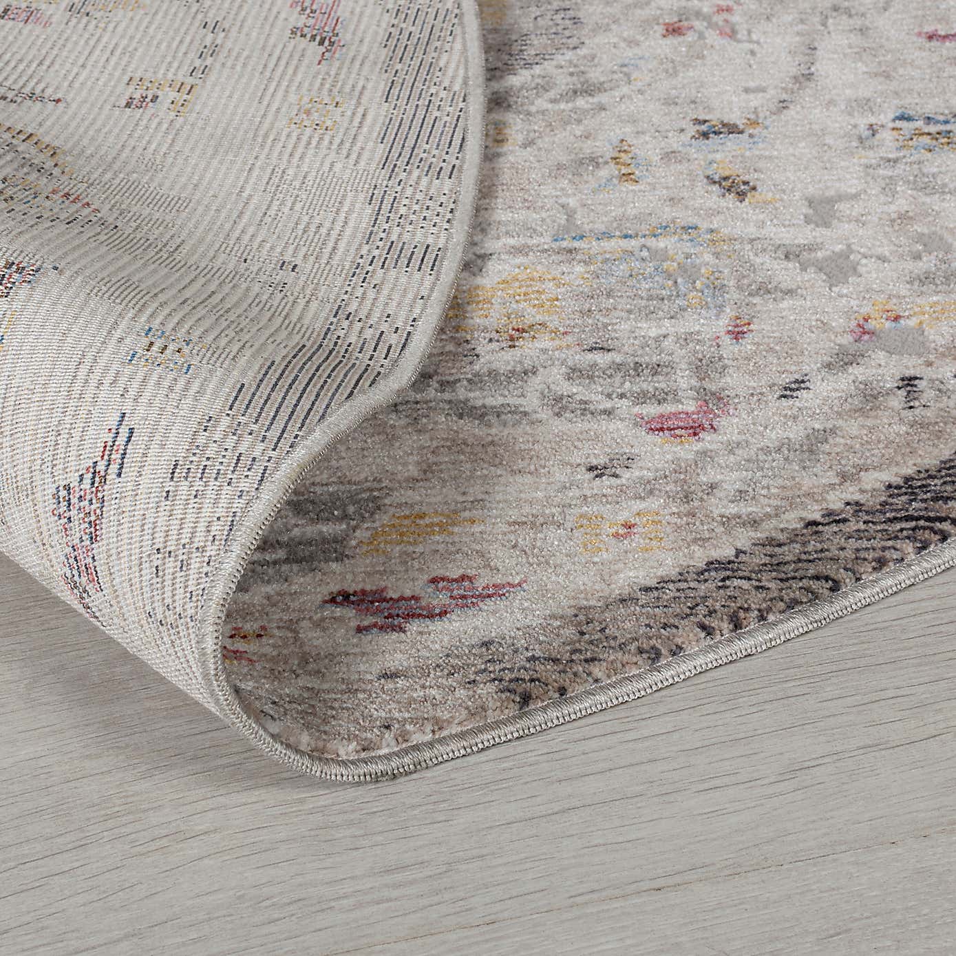 Soraya Blue Traditional Circle Rug