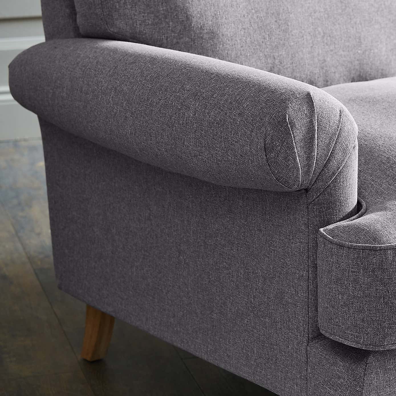 Jolene Soft Texture Corner Chaise Sofa